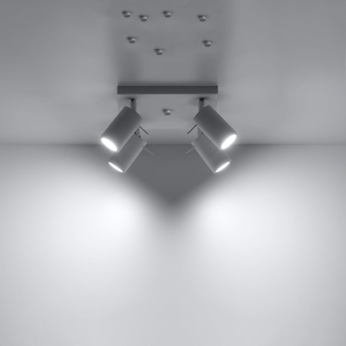 Ceiling lamp steel Ring modern Design GU10