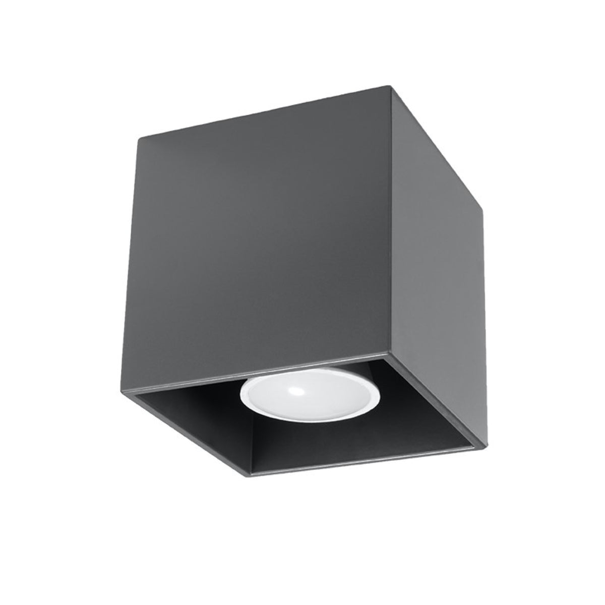 Quad Modern Aluminum Ceiling Lamp, Anthracite