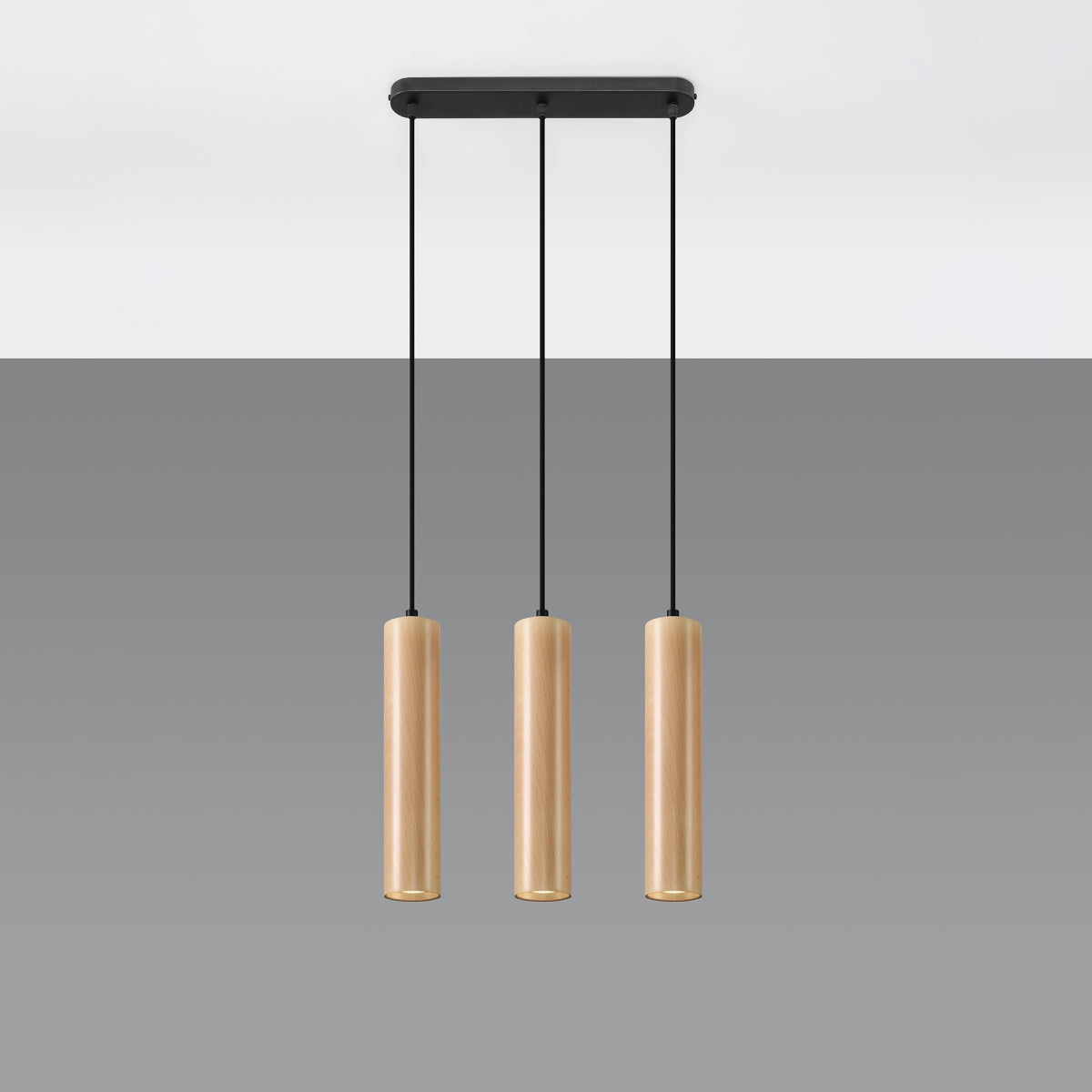 Lino Wooden Scandinavian Pendant Light GU10