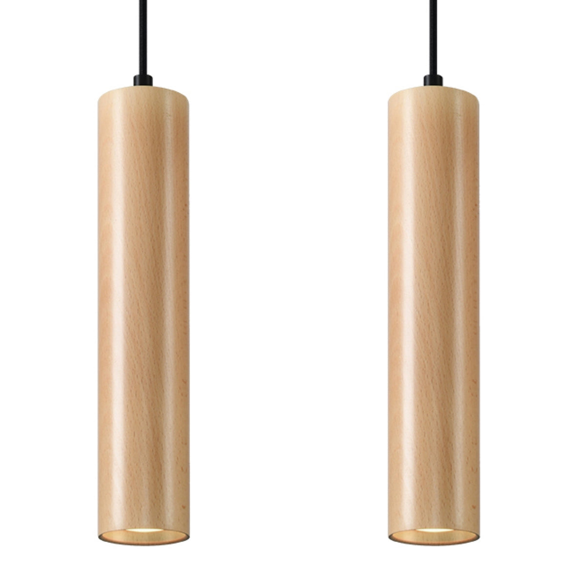 Lino Scandinavian Wood Pendant Lamp GU10