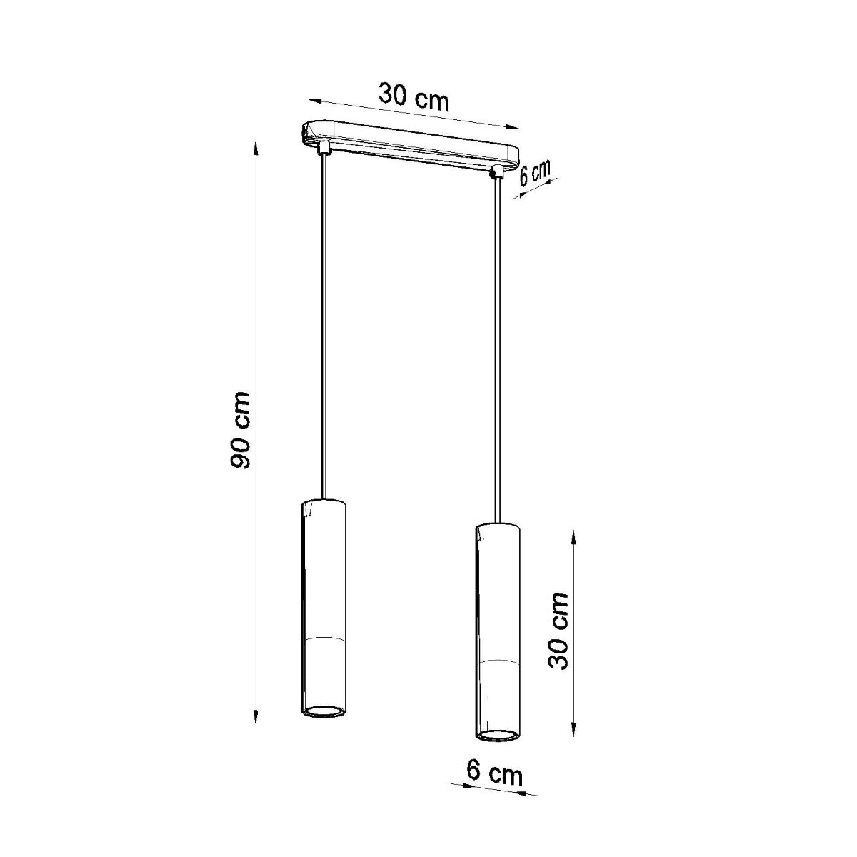 Pendant lamp Steel, concrete Borgio modern Design GU10