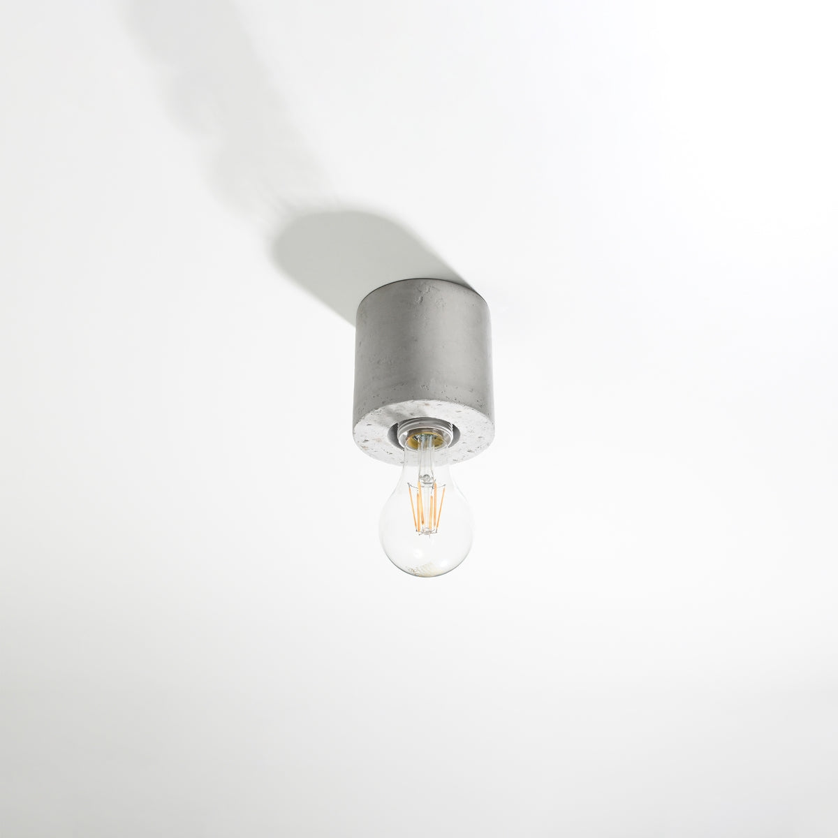 Ceiling lamp concrete Salgado industrial Design E27