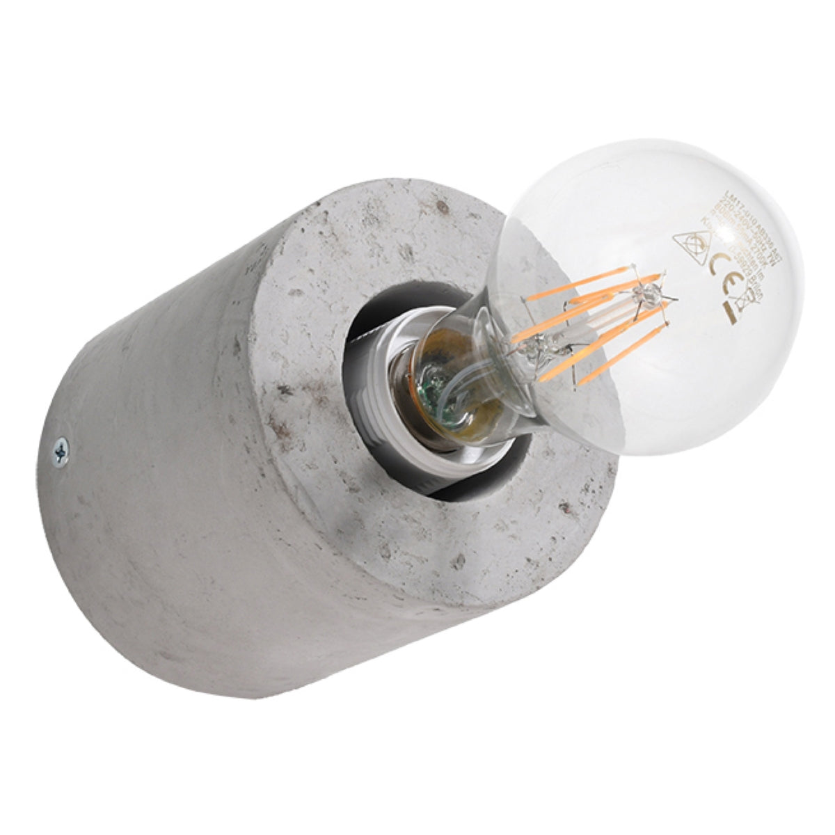 Salgado Industrial Concrete Wall Lamp E27