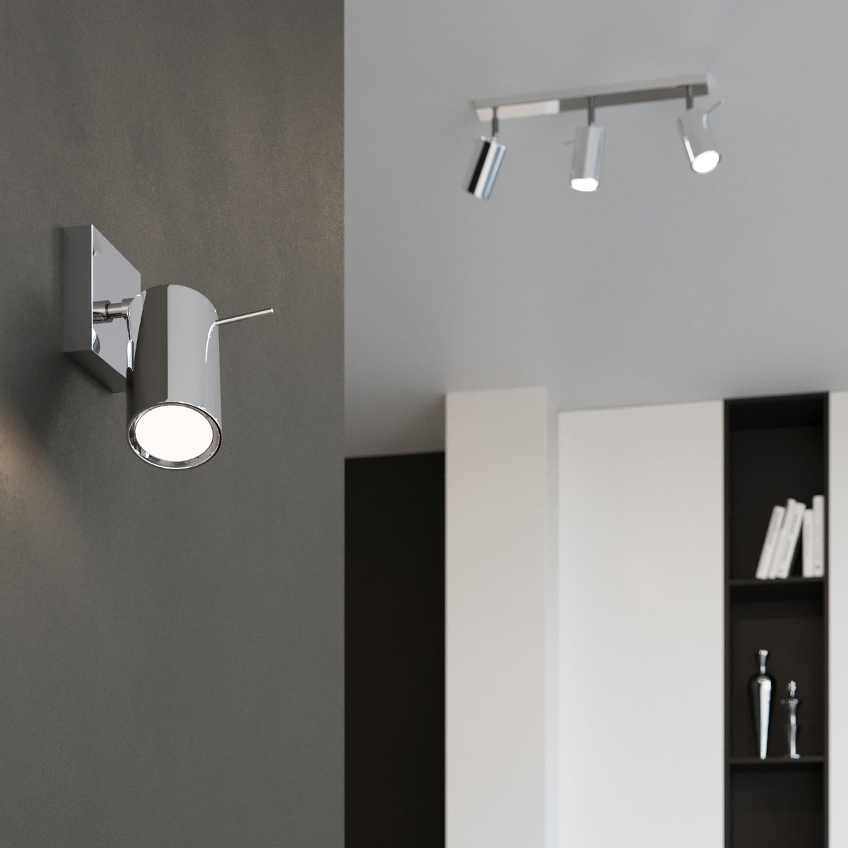 Ceiling lamp steel Ring modern Design GU10