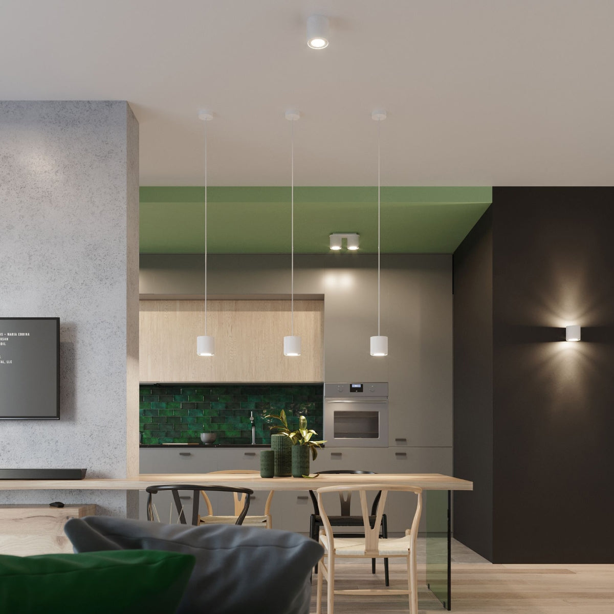 Pendant lamp aluminum Orbis modern Design GU10