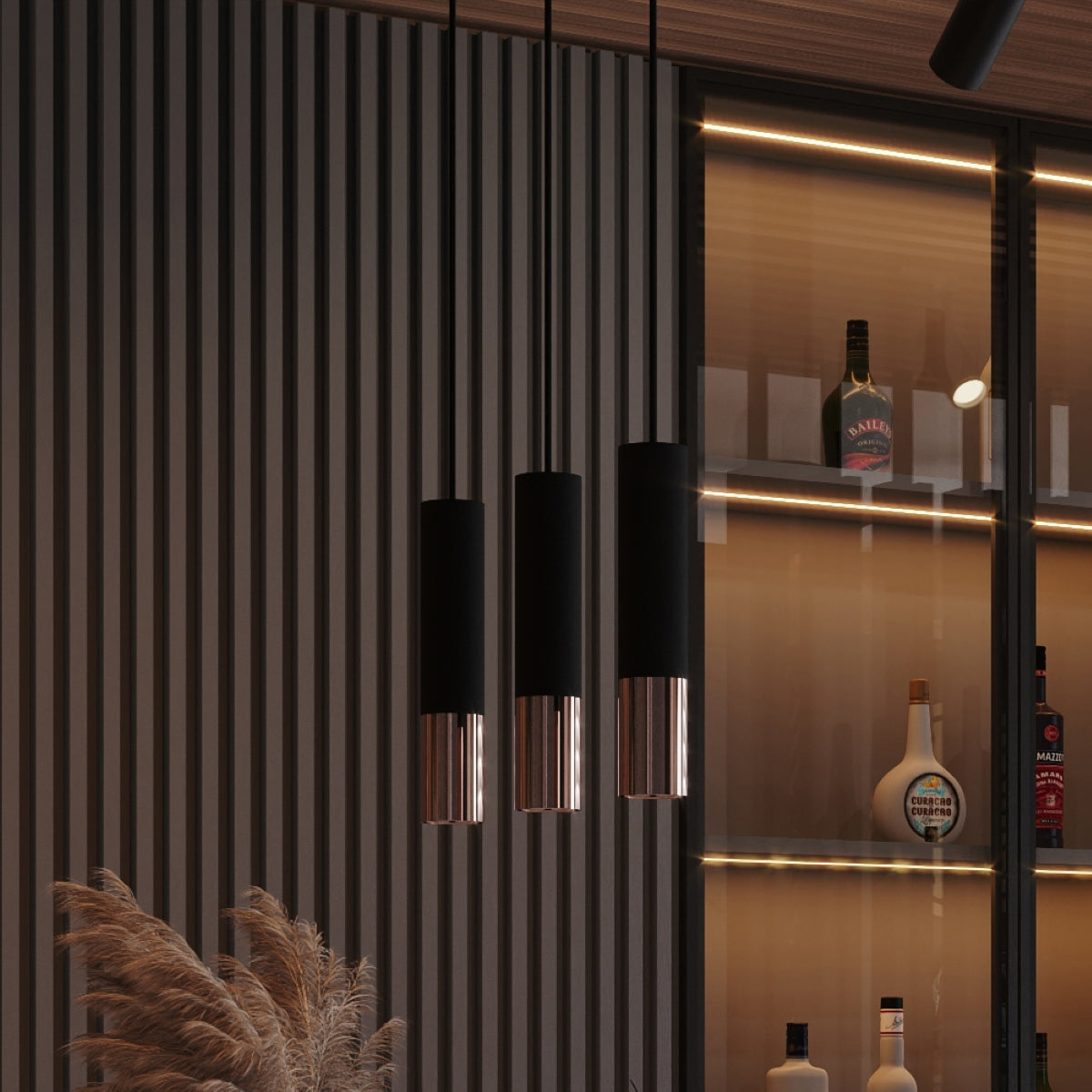 Wall lamp steel Loopez modern Design GU10