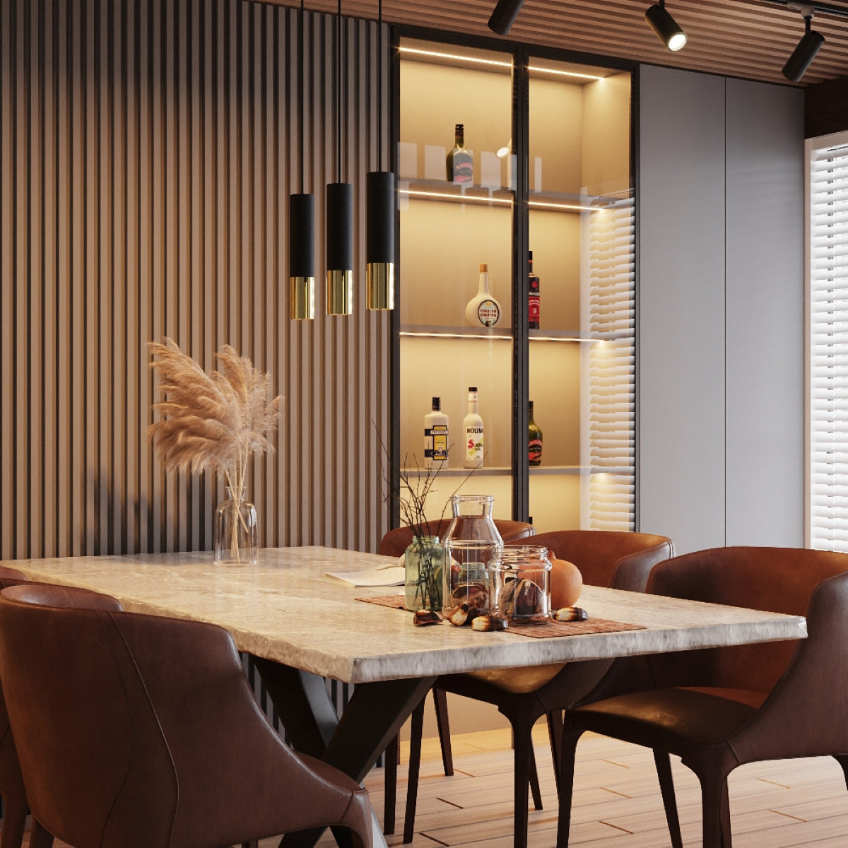 Ceiling lamp steel Loopez modern Design GU10