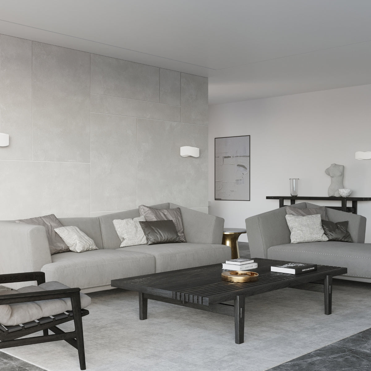 Wall lamp steel Tila modern Design G9