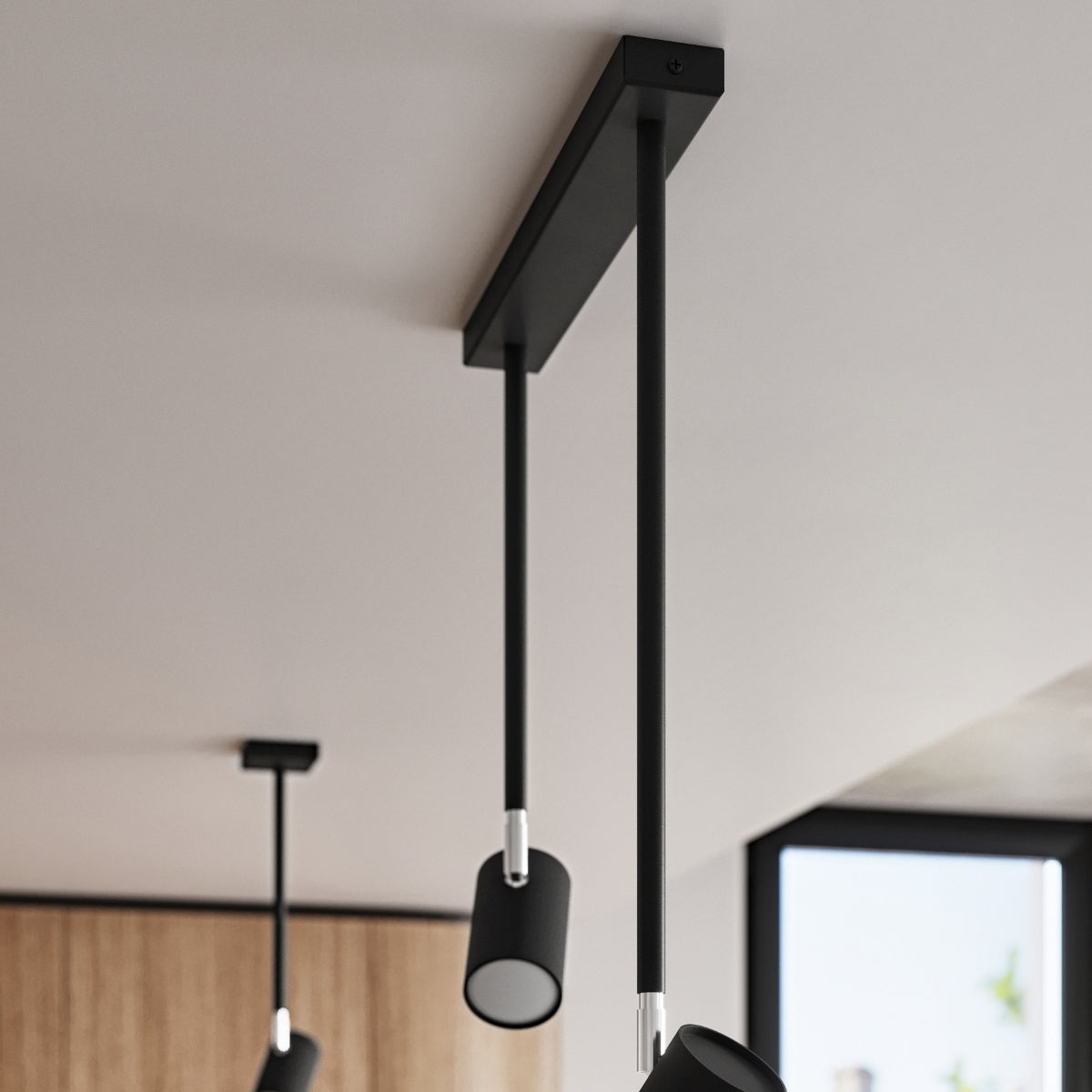 Ceiling lamp steel Norano modern Design GU10