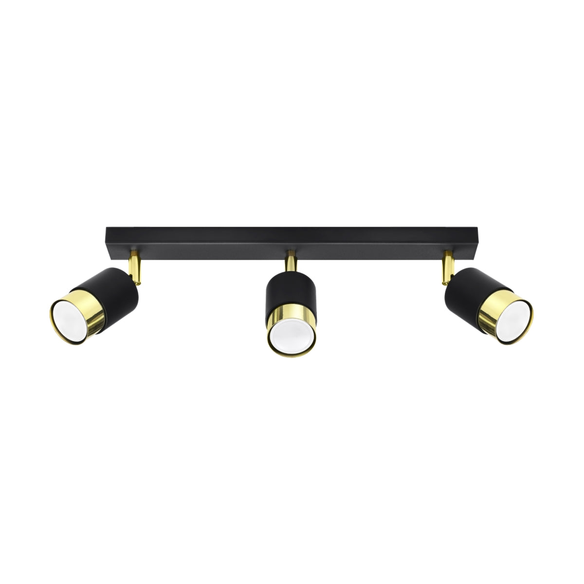 Nero Modern Steel Ceiling Lamp GU10 Black/Gold