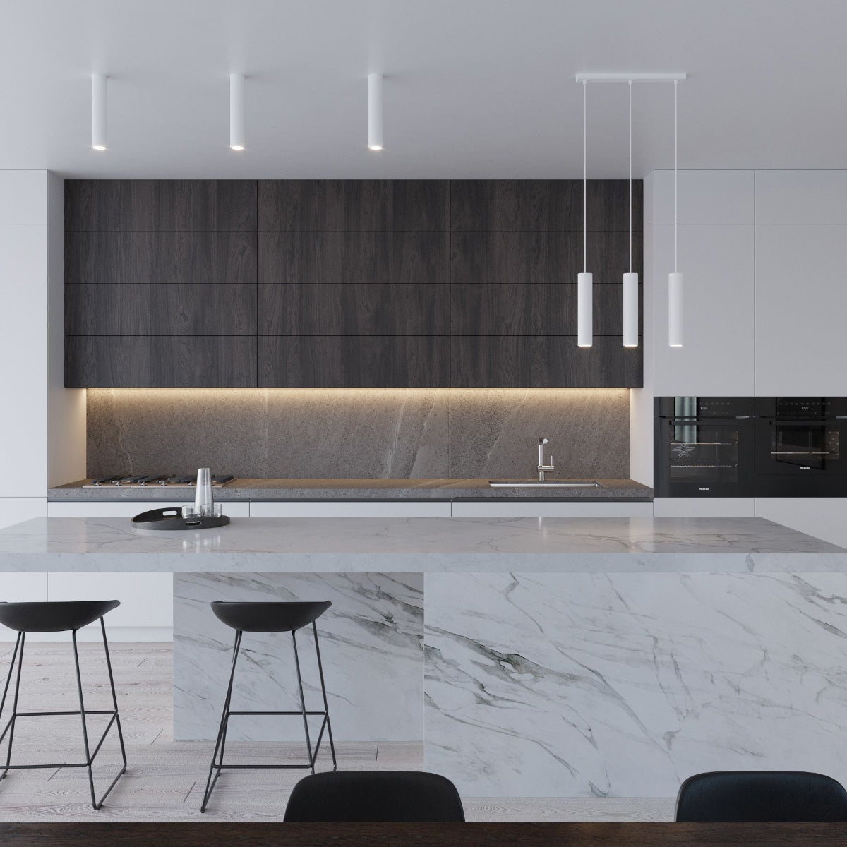 Pendant lamp steel Lagos modern Design GU10