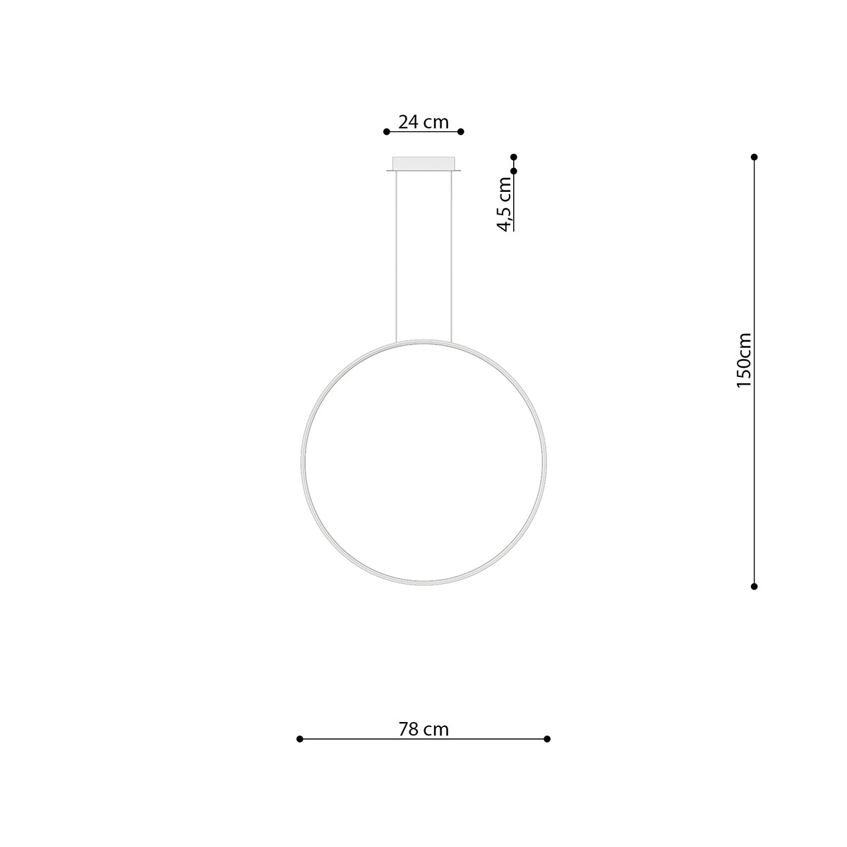 Pendant lamp steel Rio modern Design LED