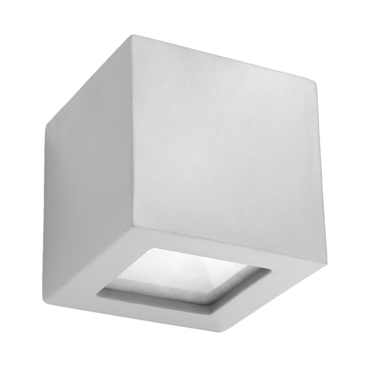 Leo Modern Ceramic and Glass Wall Lamp, E27, Grey