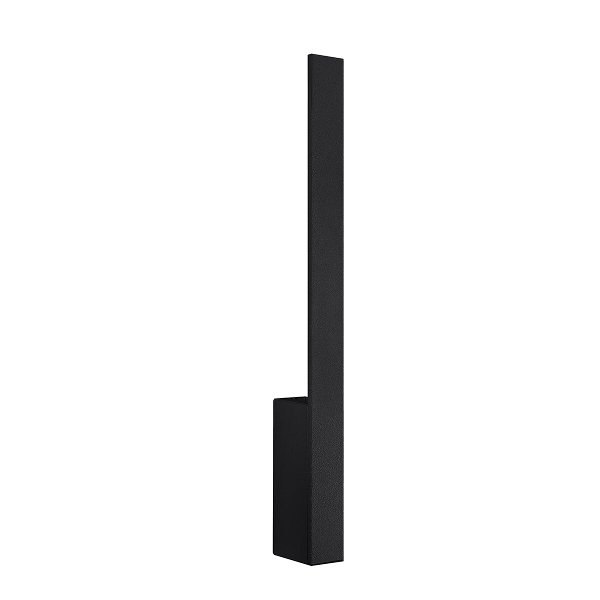 Lahti Modern LED Wall Lamp, Black Aluminum