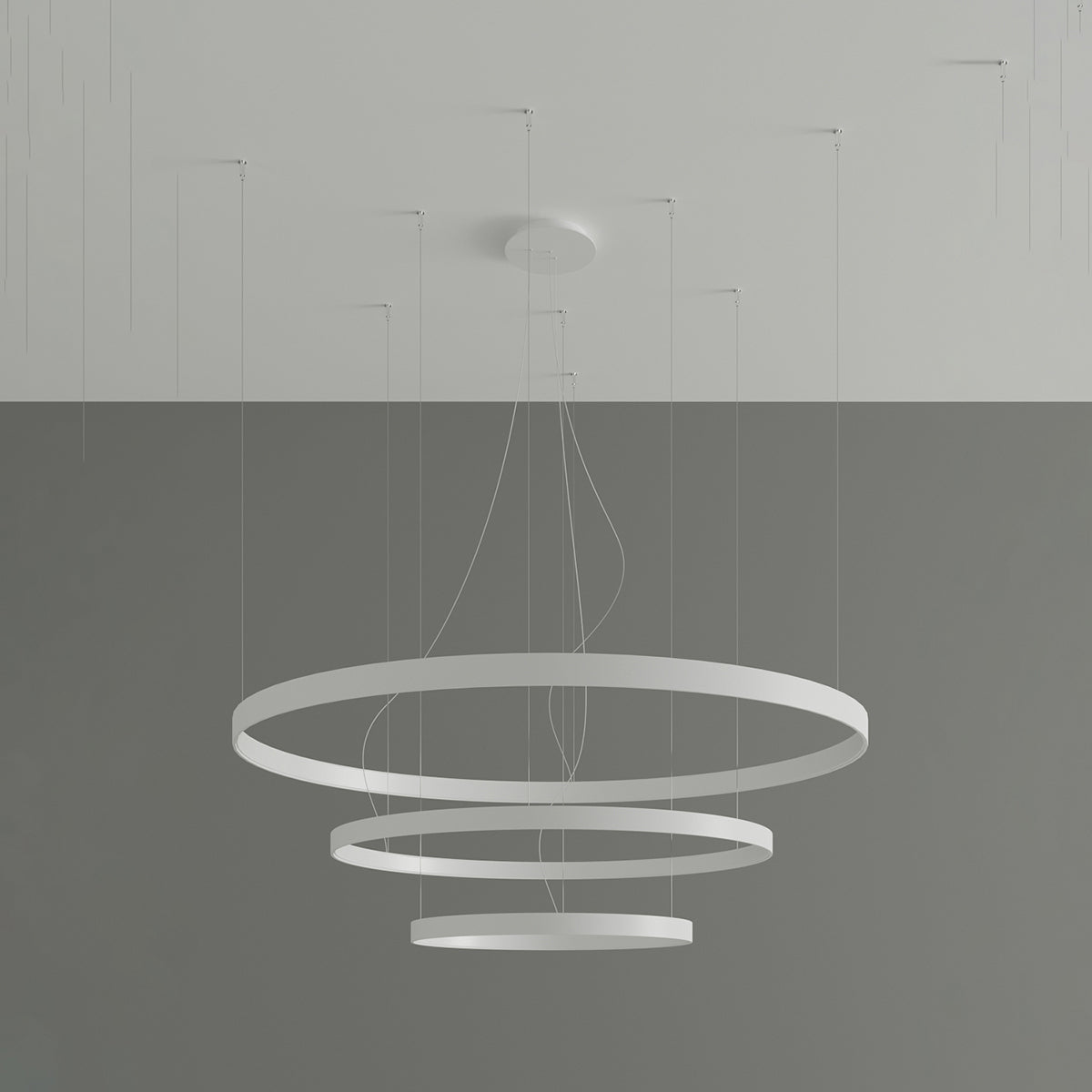 Chandelier aluminum Rio modern Design LED