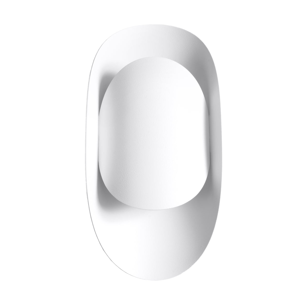 Wall Lamp Tear Modern Design, Steel, White, G9
