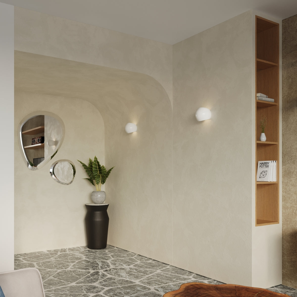 Wall lamp ceramics Globe modern Design E27