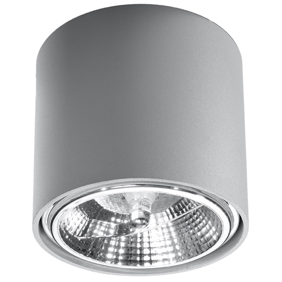 Modern Aluminium Ceiling Lamp GU10 Grey