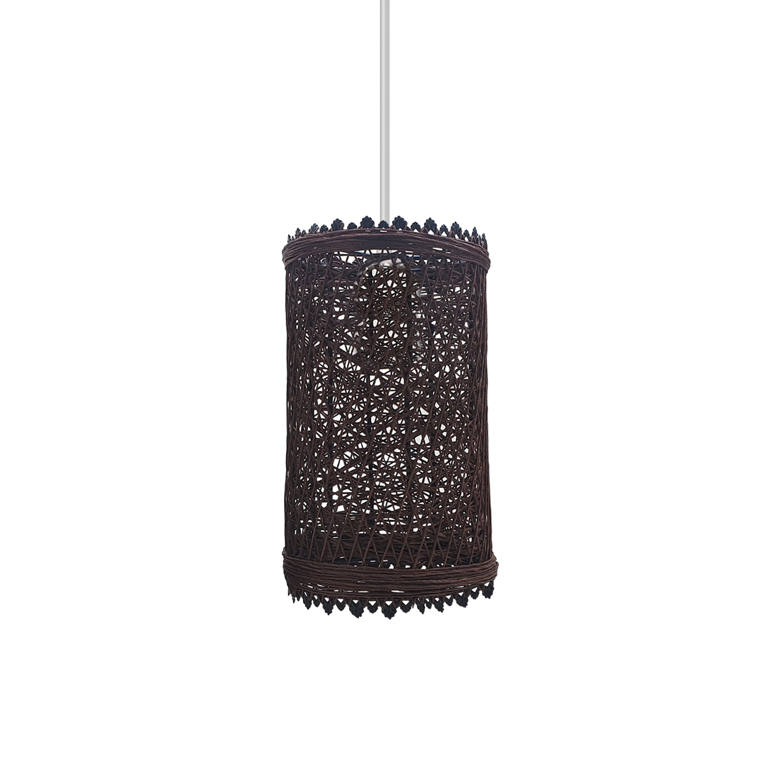 Vintage Retro Rattan Easy Fit Lamp Shade for Indoor Lamps
