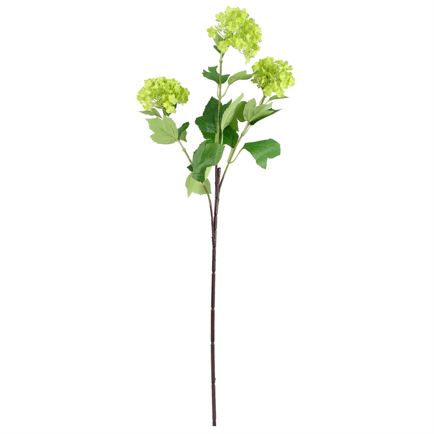 80cm Artificial Orange Chrysanthemum and Foliage Arrangement with Clear Glass Vase
