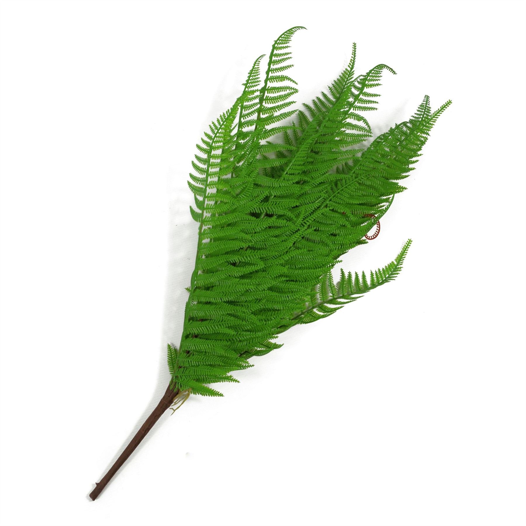 Leaf Artificial Bushy Dixie Wood Fern 60cm Dark Green Plant