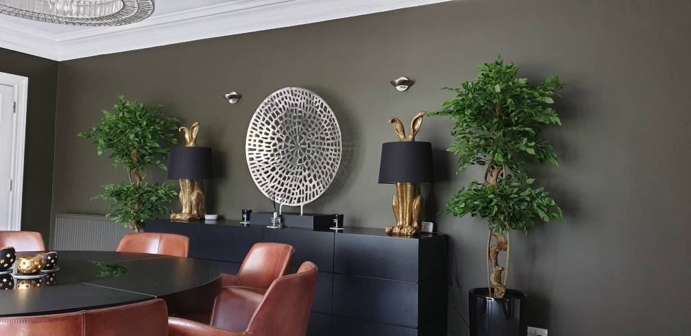 Leaf Design UK 150cm Artificial Twisted Ficus Tree in Weighted Pot
