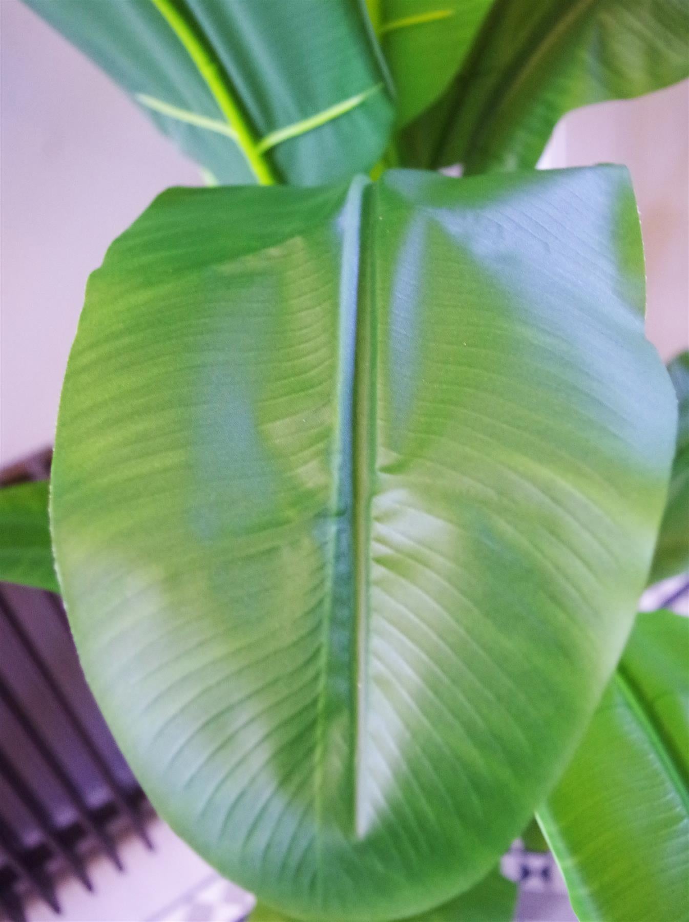 Leaf 180cm Artificial Banana Tree Tropical Plant with Large Realistic Printed Plastic Leaves