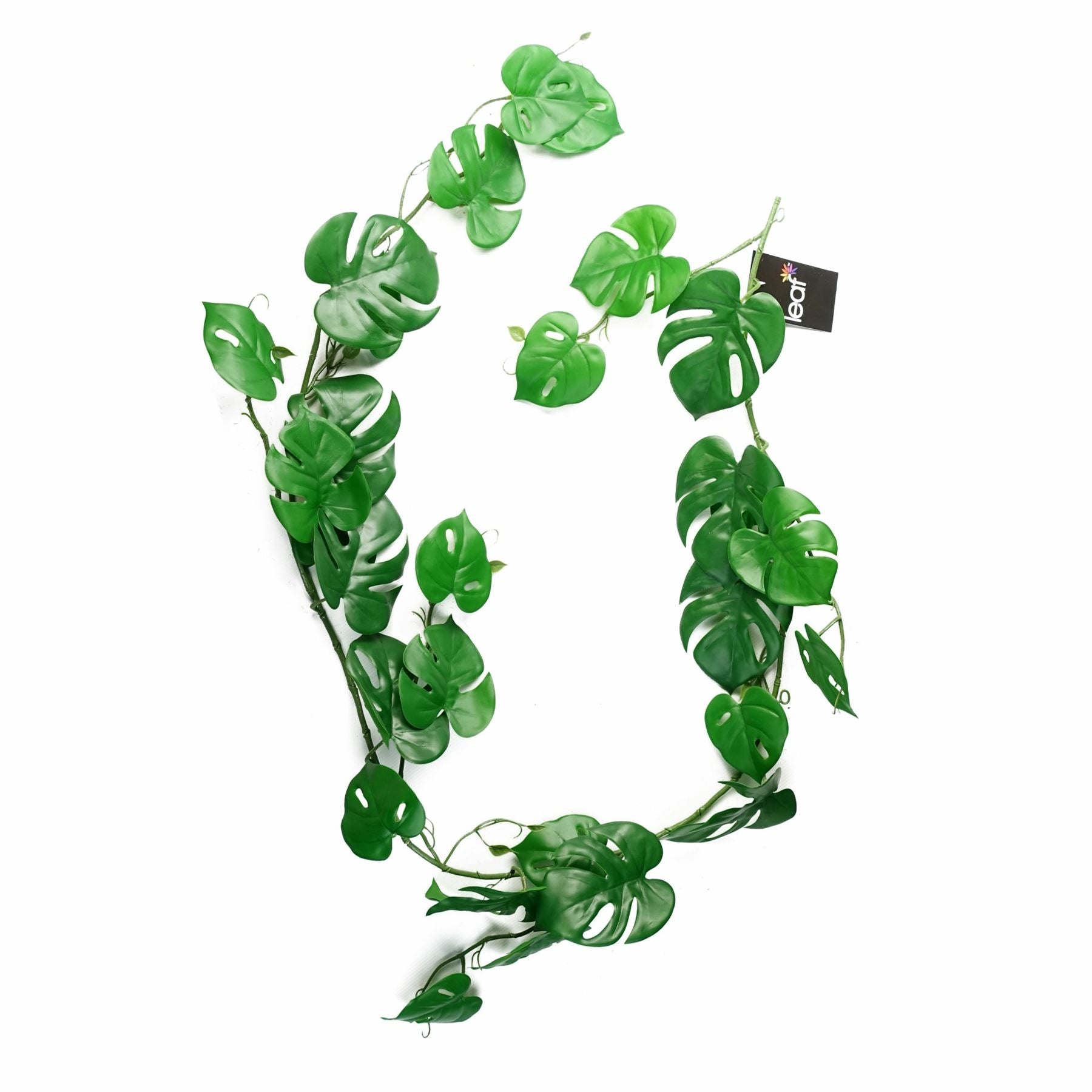 Leaf 180cm Artificial Hanging Monstera Plant, Realistic Green Cheese Plant
