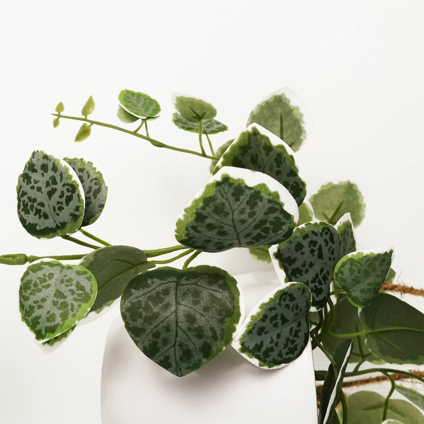 Leaf 90cm Artificial Potted Hanging String of Hearts Realistic Trailing Plant