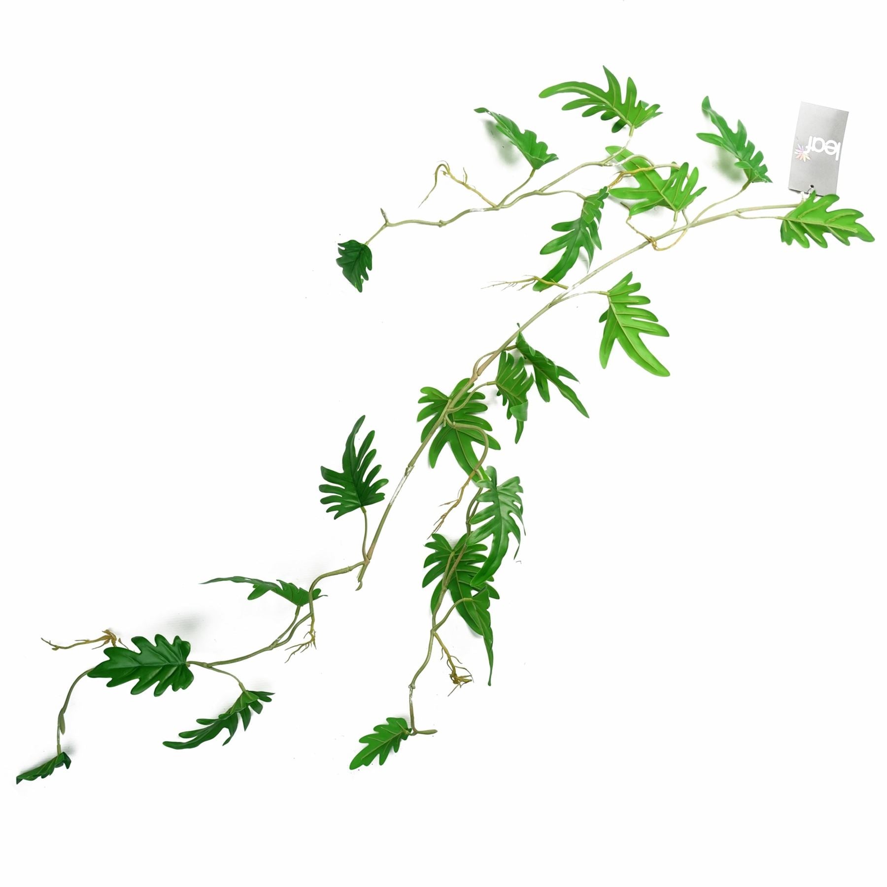Leaf 100cm Artificial Trailing Hanging Philodendron Cheese Plant Realistic Small Leaf, No Planter Included