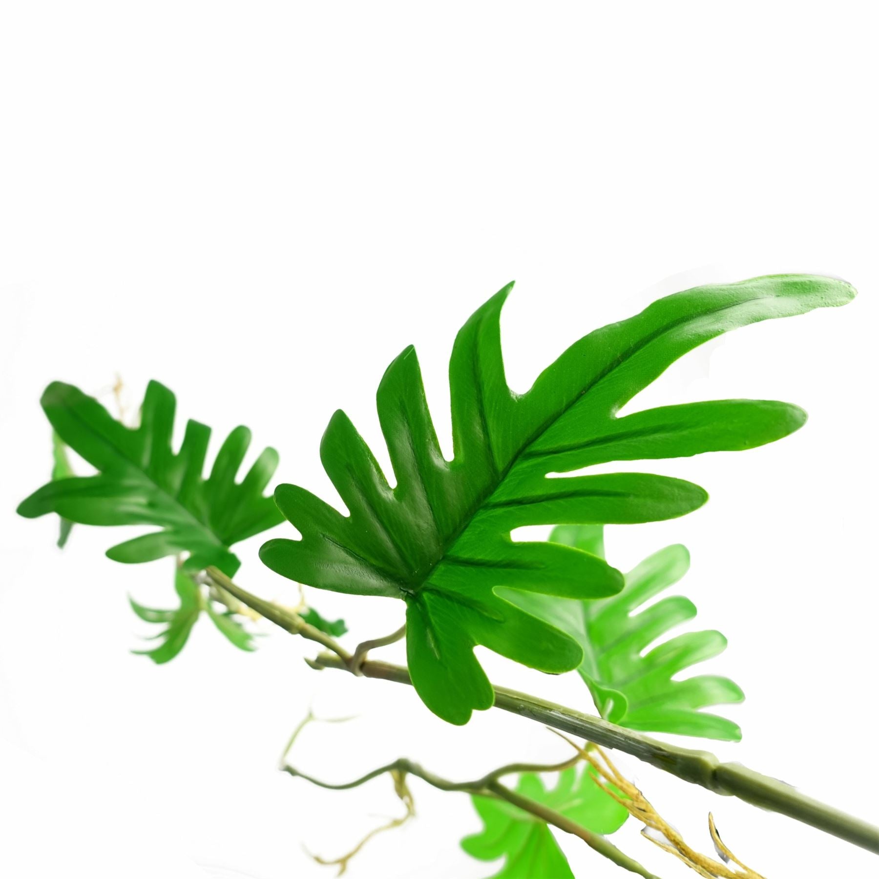 Leaf 100cm Artificial Trailing Hanging Philodendron Cheese Plant Realistic Small Leaf, No Planter Included