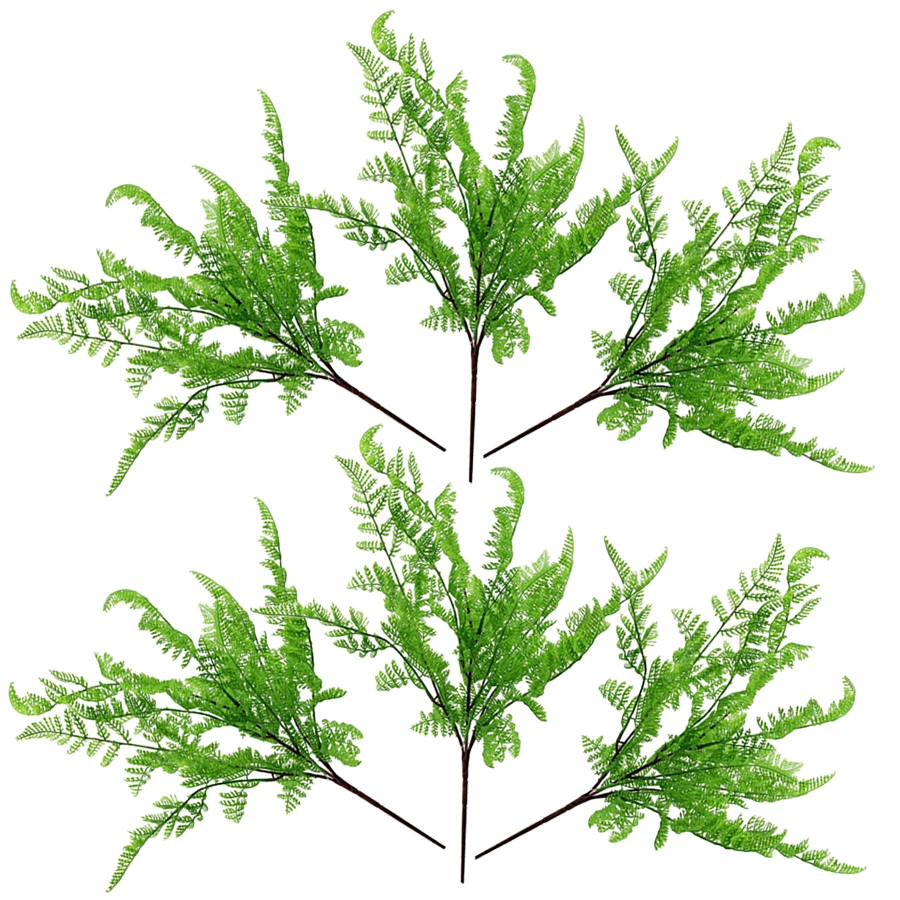 Leaf Southern Wood Fern Bush Dark Green Artificial Plant 50cm