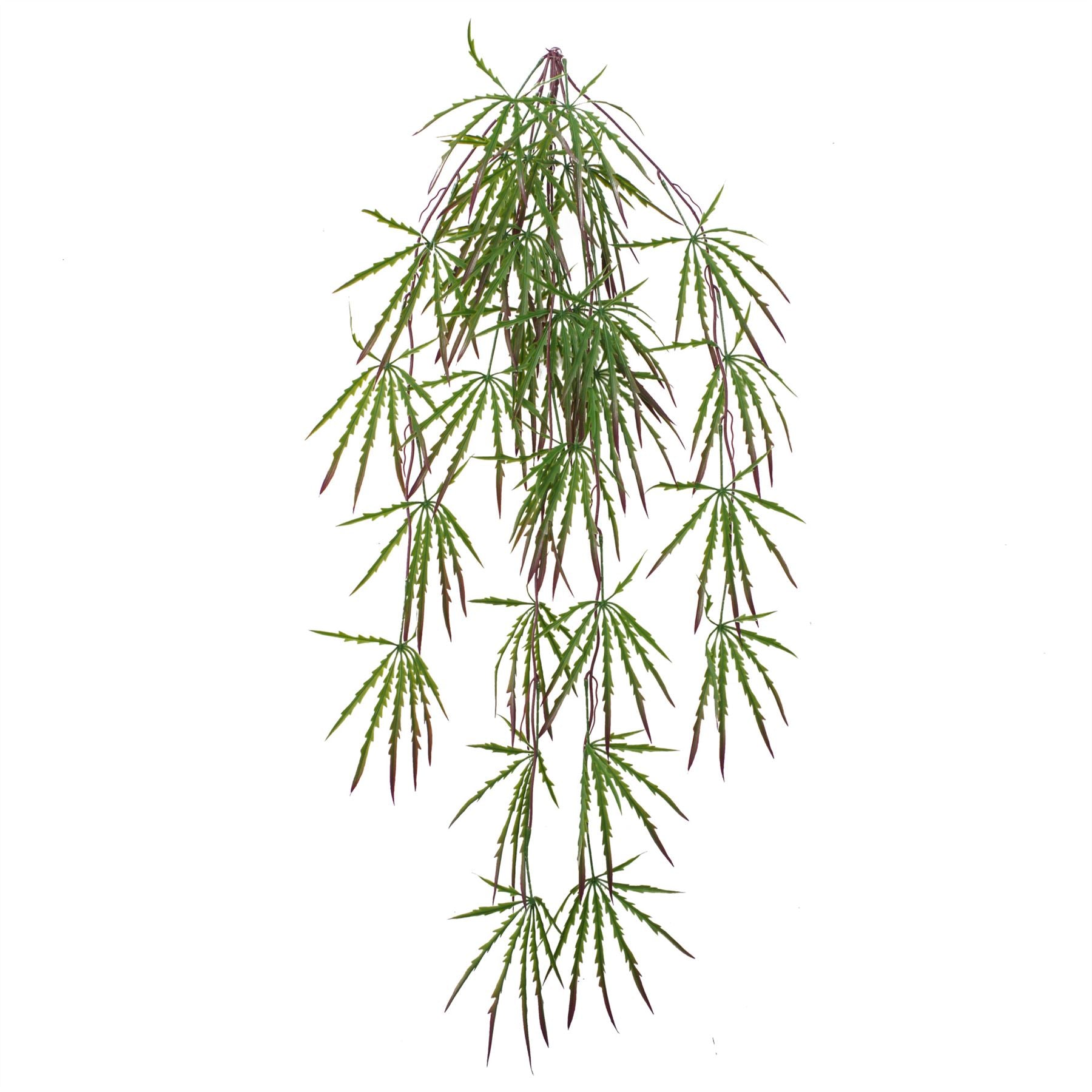 Pack of 12 Artificial Hanging Acer Spider Plant 100cm Leaf
