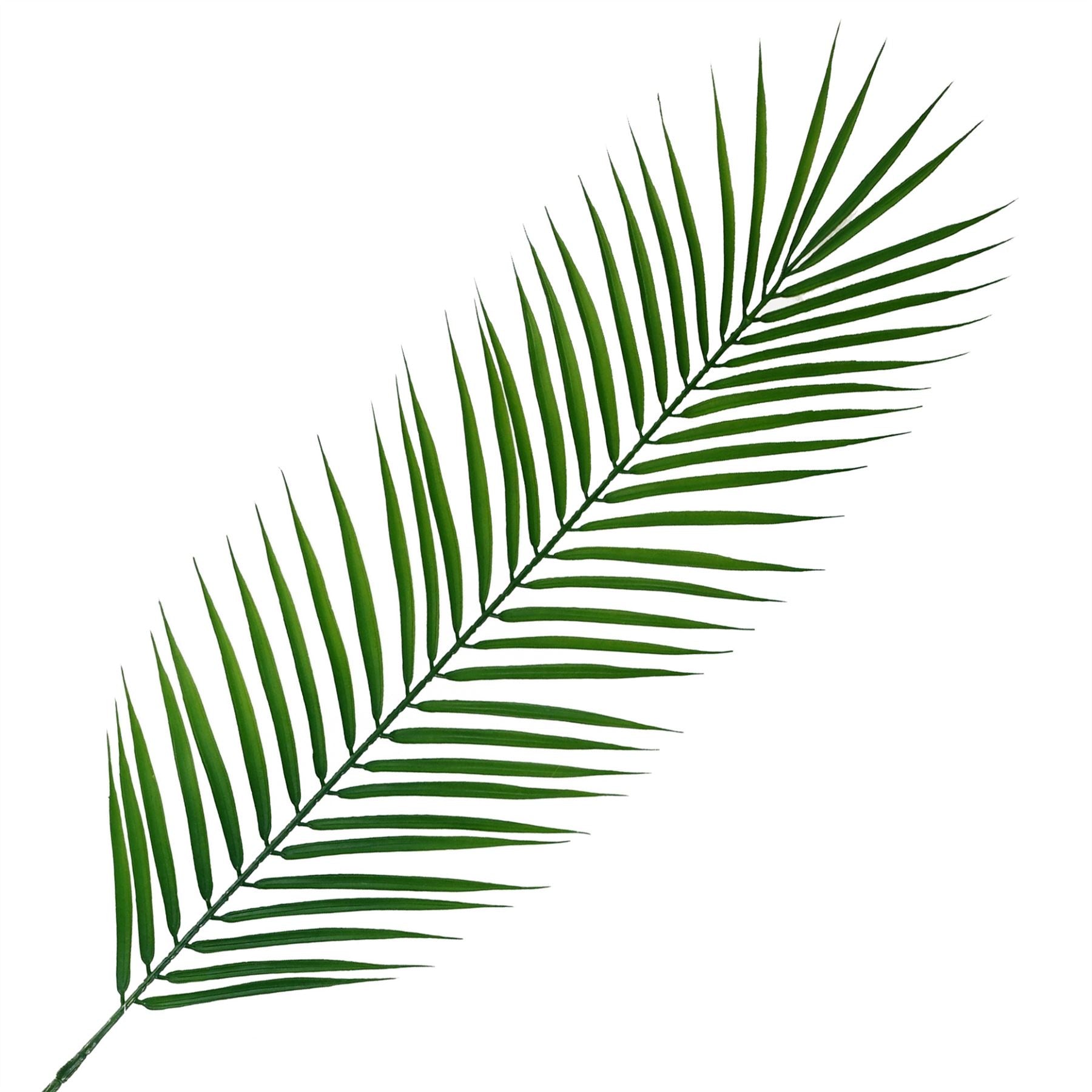 Leaf 100cm Realistic Artificial Palm Leaf with Wired Shapable Stem