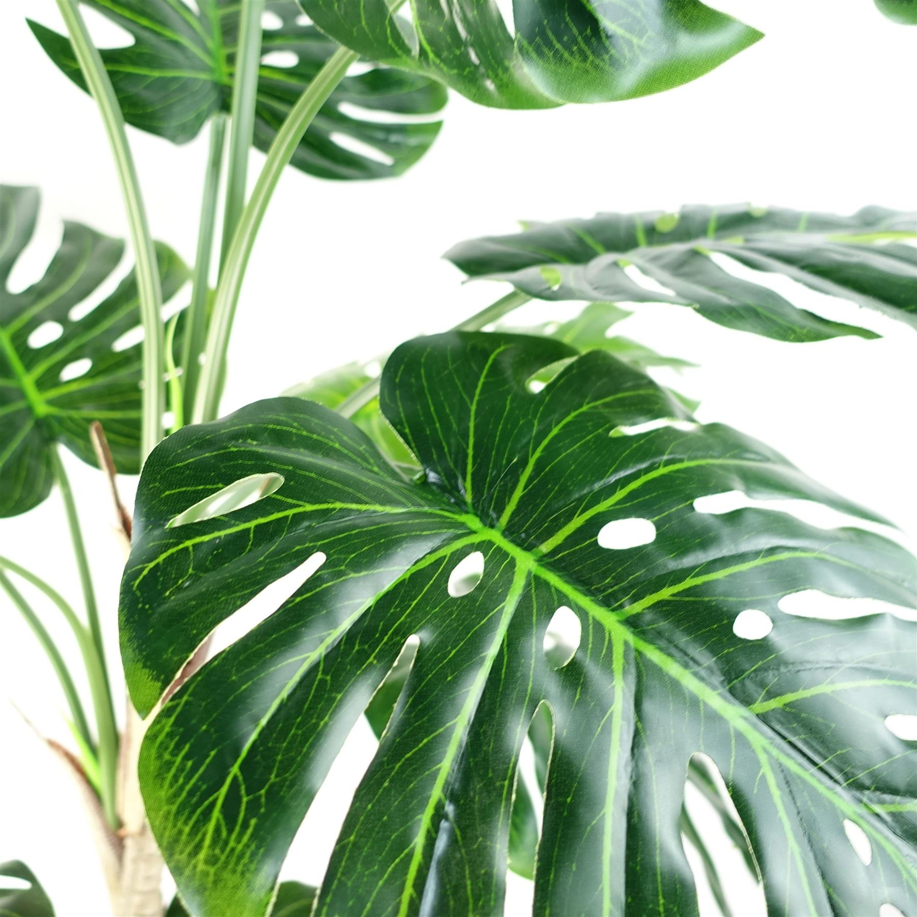 Leaf Artificial Monstera Cheese Plant 150cm in Black Pot