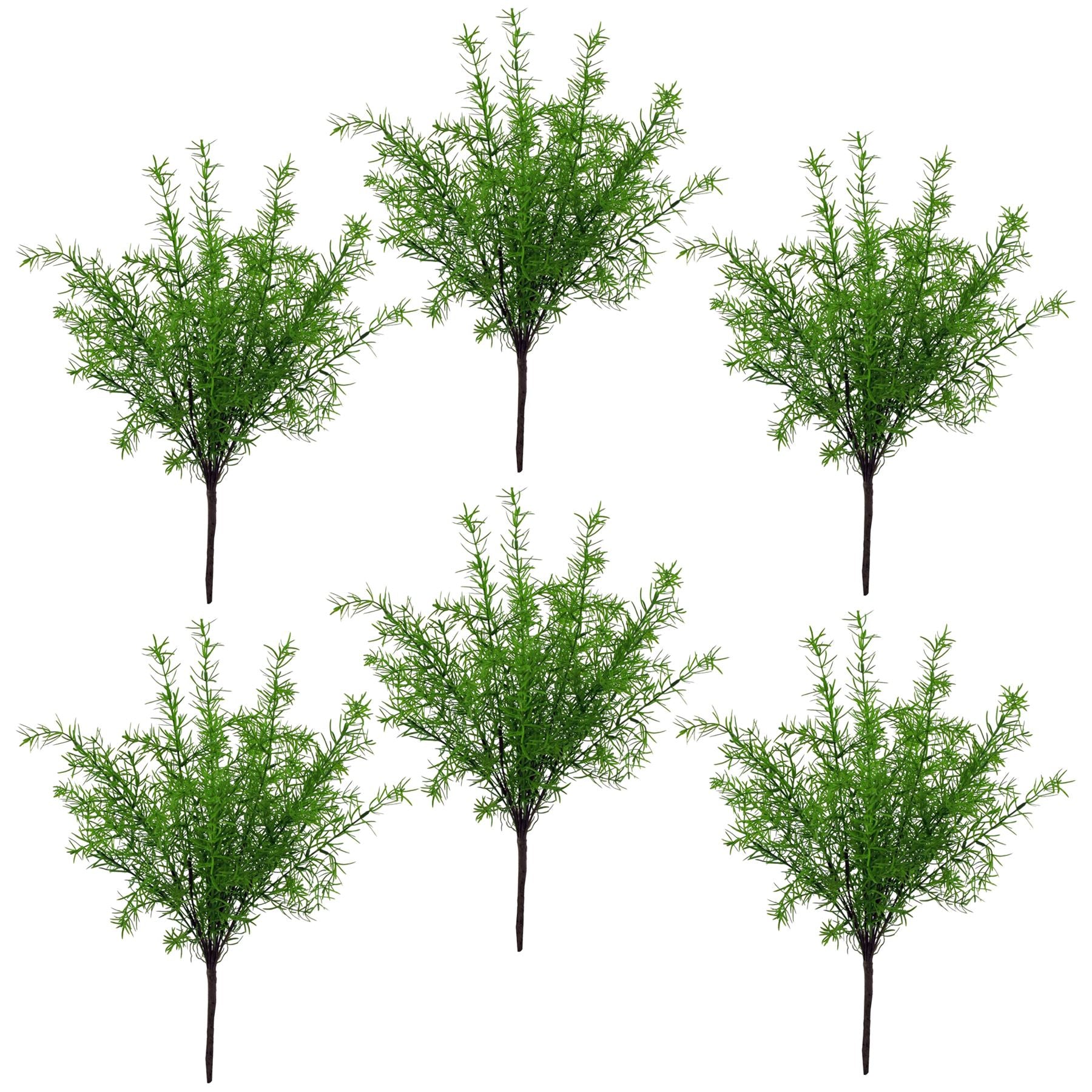 Leaf Artificial Asparagus Fern Plant 45cm Bare Stem Unpotted