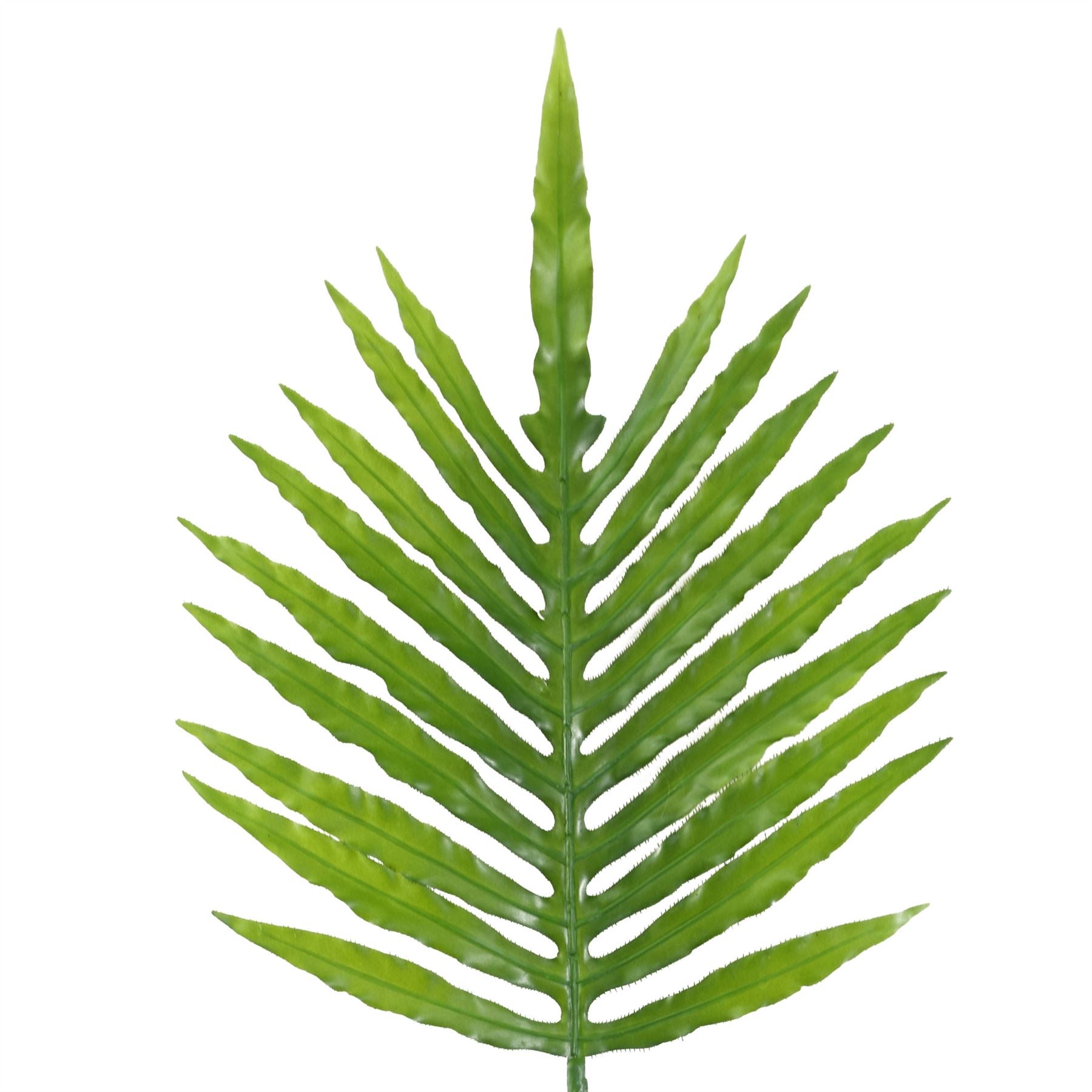 Green Artificial Palm Leaf 95cm Wired 35cm Wide
