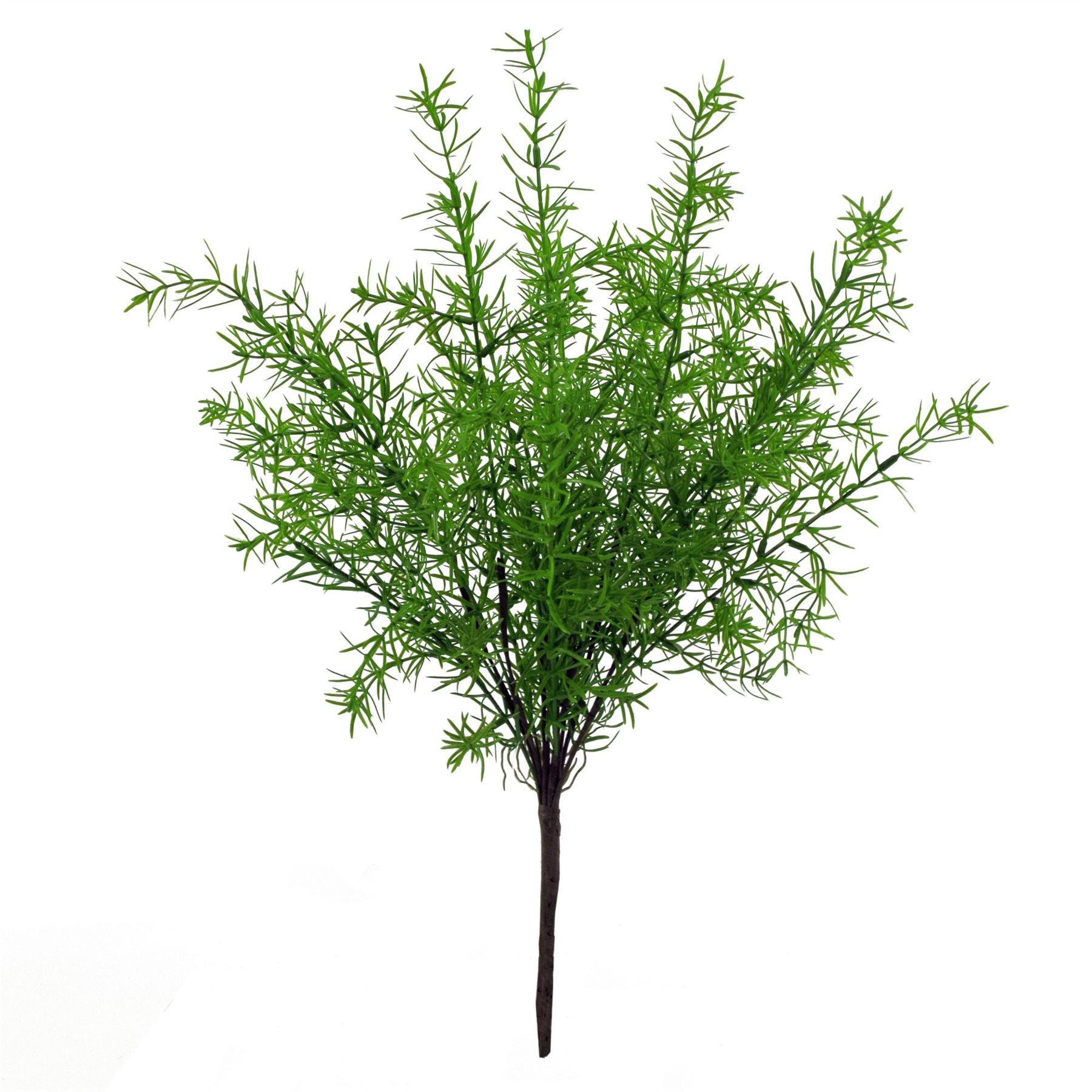 Leaf 45cm Artificial Asparagus Fern Plant, Unpotted Wired Stem Artificial Plant
