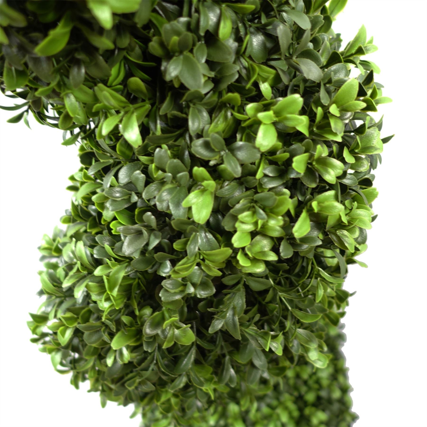 Leaf 120cm Pair of Spiral Buxus Artificial Trees UV Resistant Outdoor