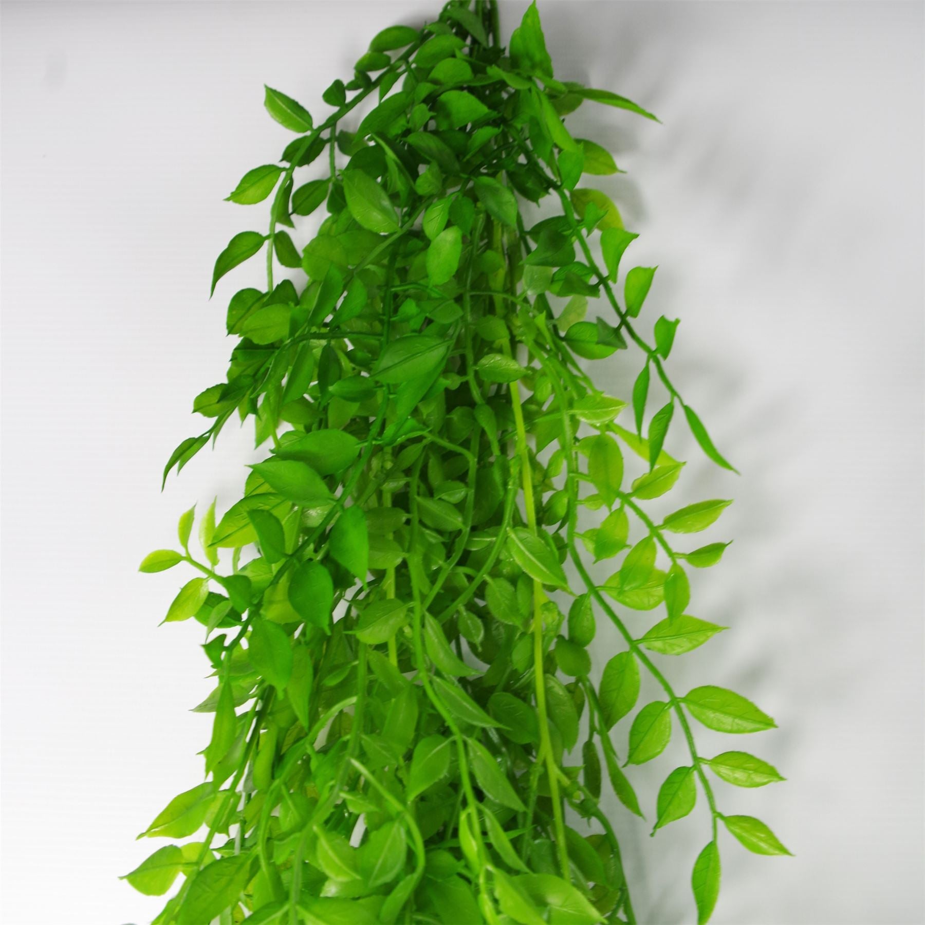 Leaf Artificial Hanging String of Pearls Fern Plant Light Green 100cm