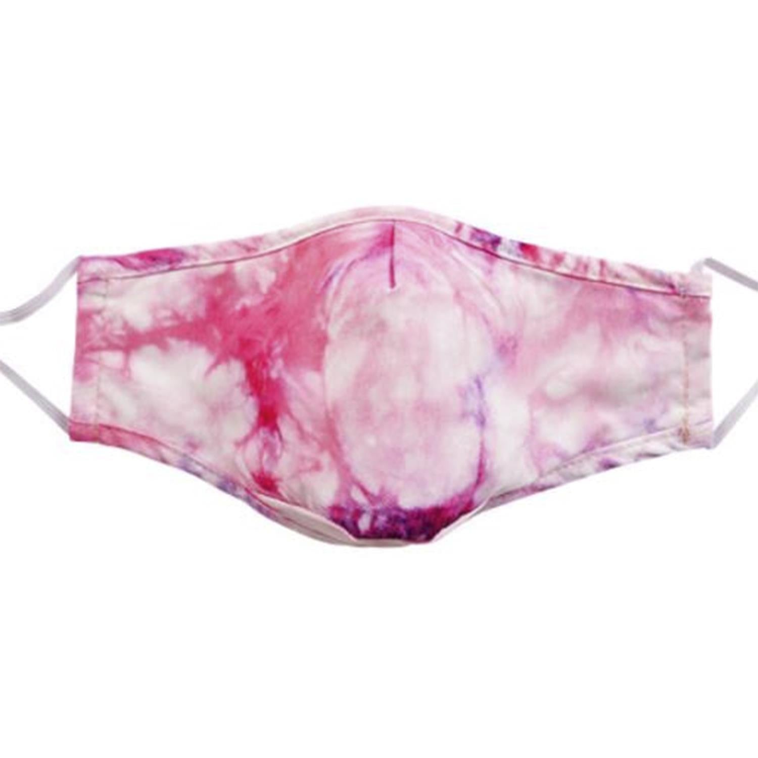 FaceMask-Adult-TieDye-Pink