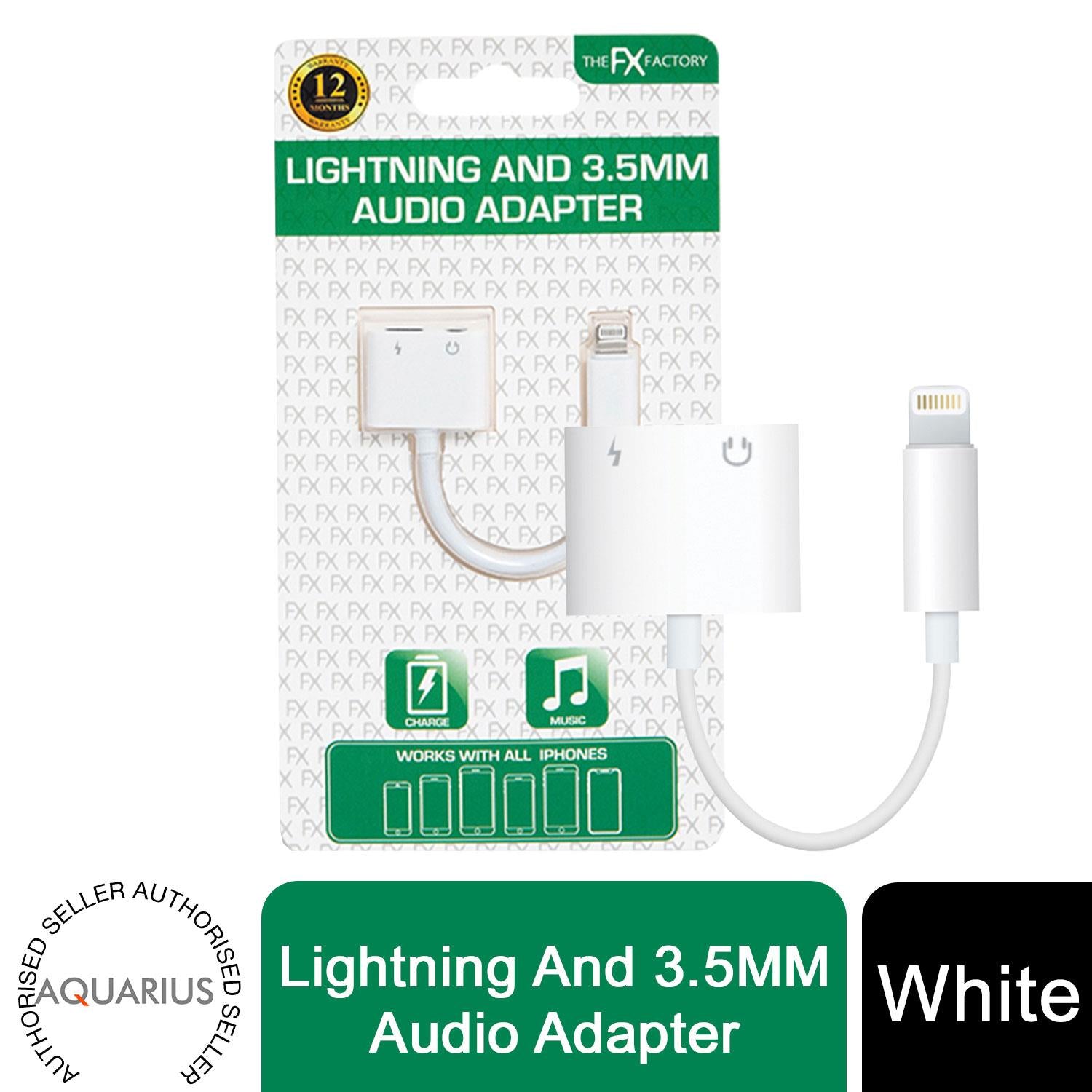 Lightning to 3.5mm Audio Adapter, White