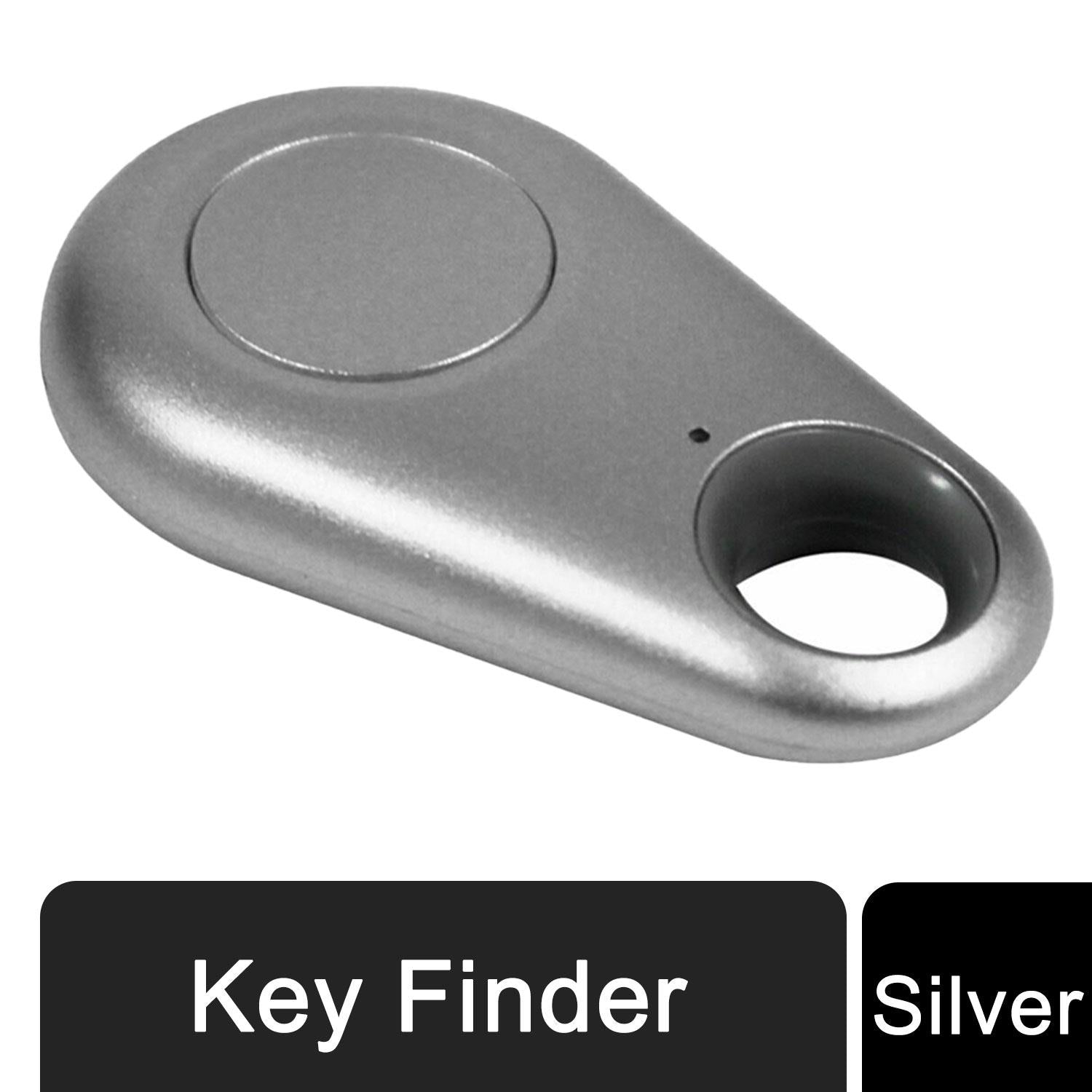 Aquarius Bluetooth 4.0 Key Finder Anti-Lost Alarm with GPS Last Location Finder, Silver