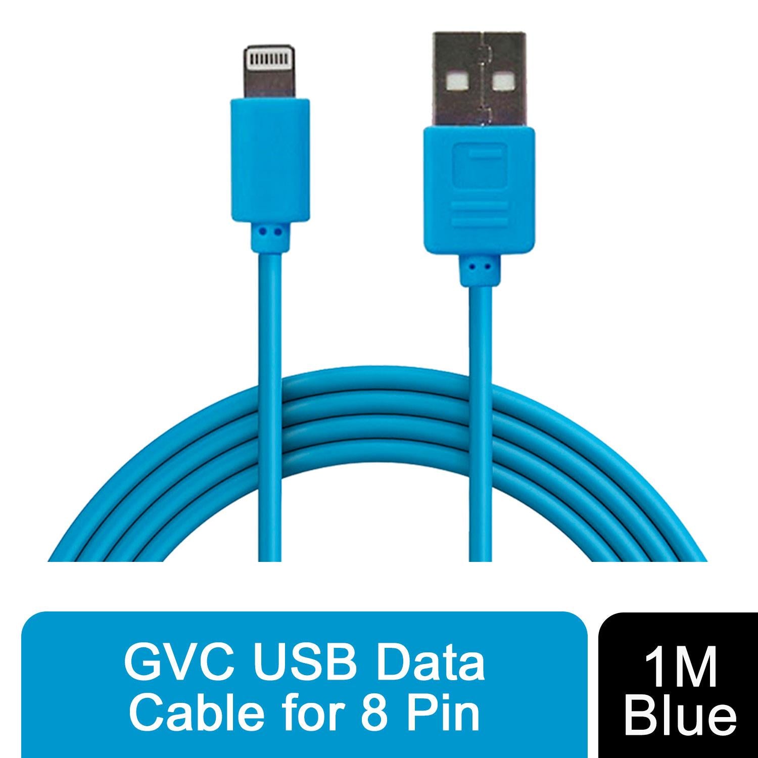 GVC 1m USB Data Cable for 8-Pin Devices