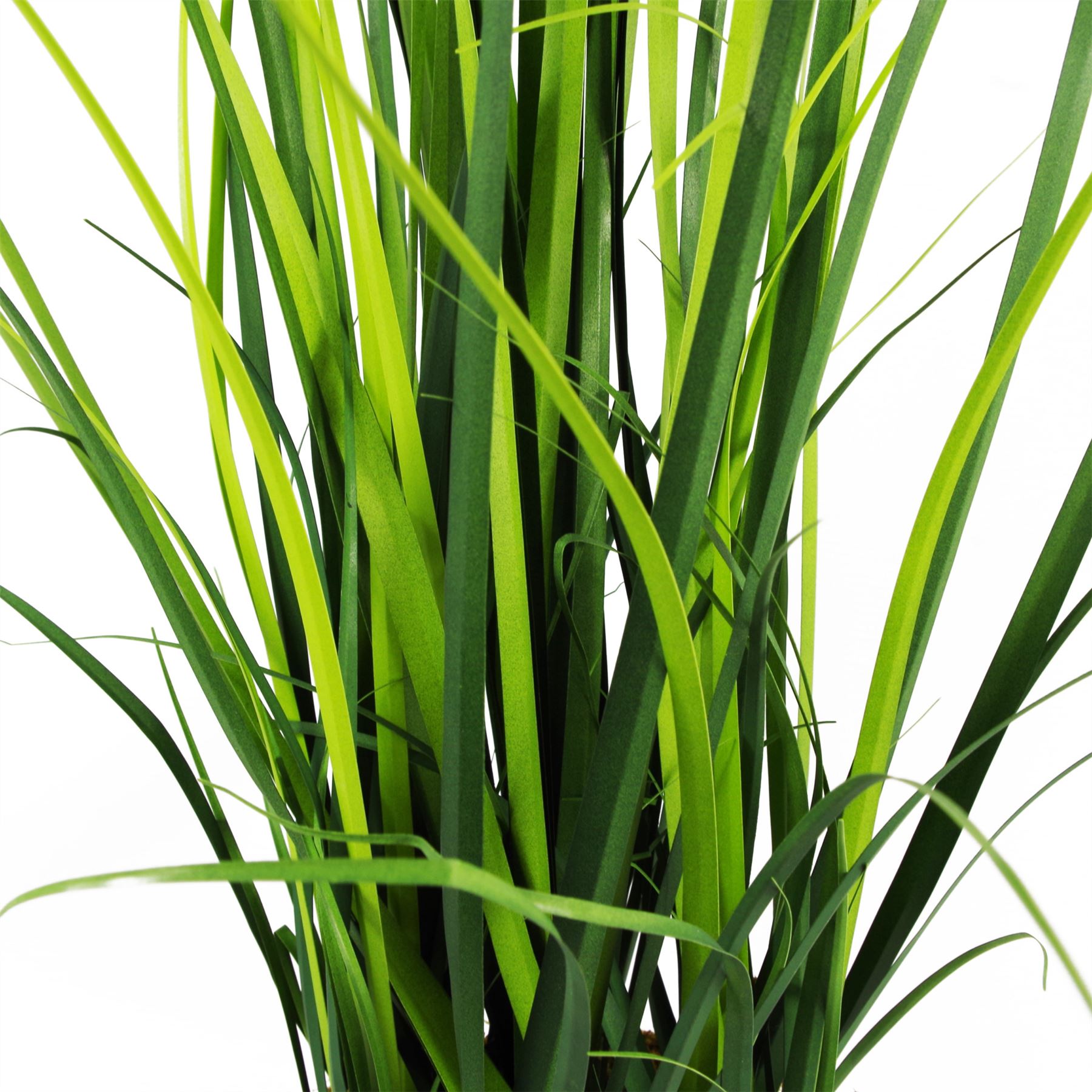 60cm Artificial Onion Grass Plant in Plastic Pot by Leaf