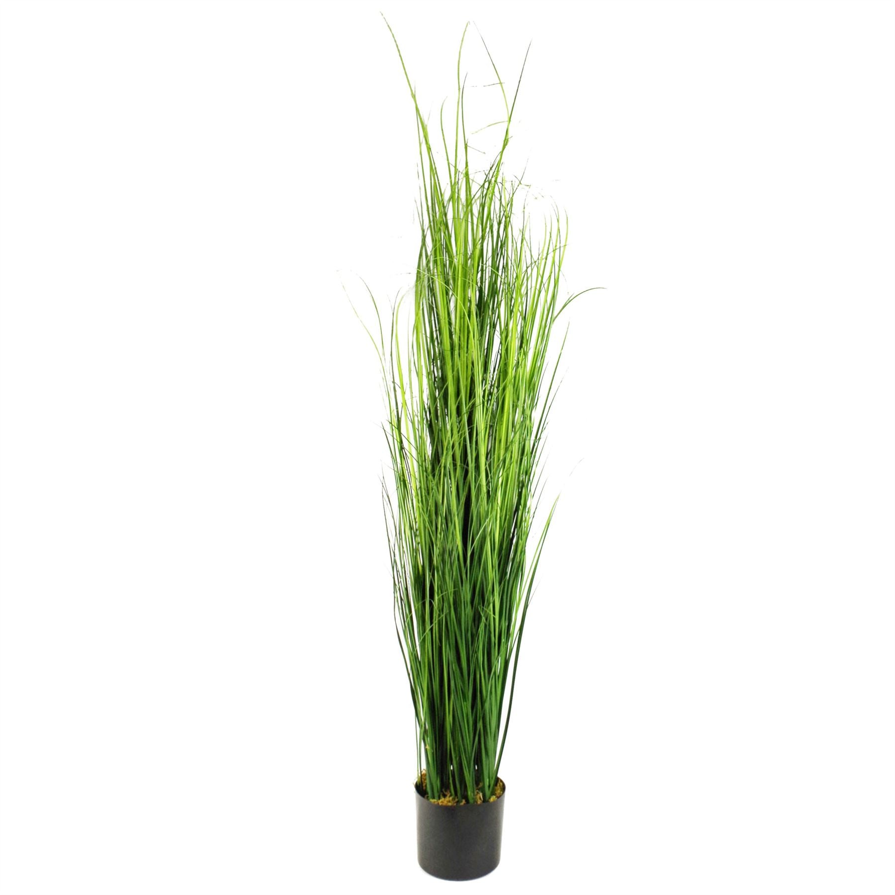 Leaf 130cm Artificial Onion Grass Plant in Plain Plastic Pot