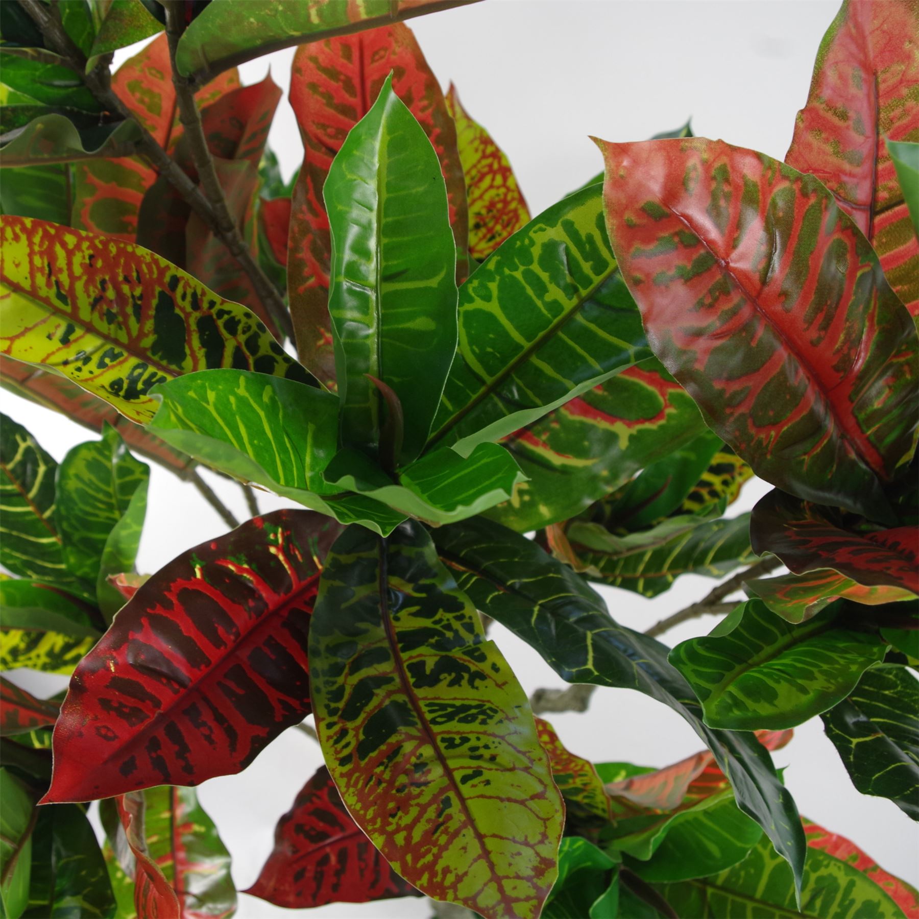 130cm Artificial Codiaeum Variegatum Multicoloured House Plant