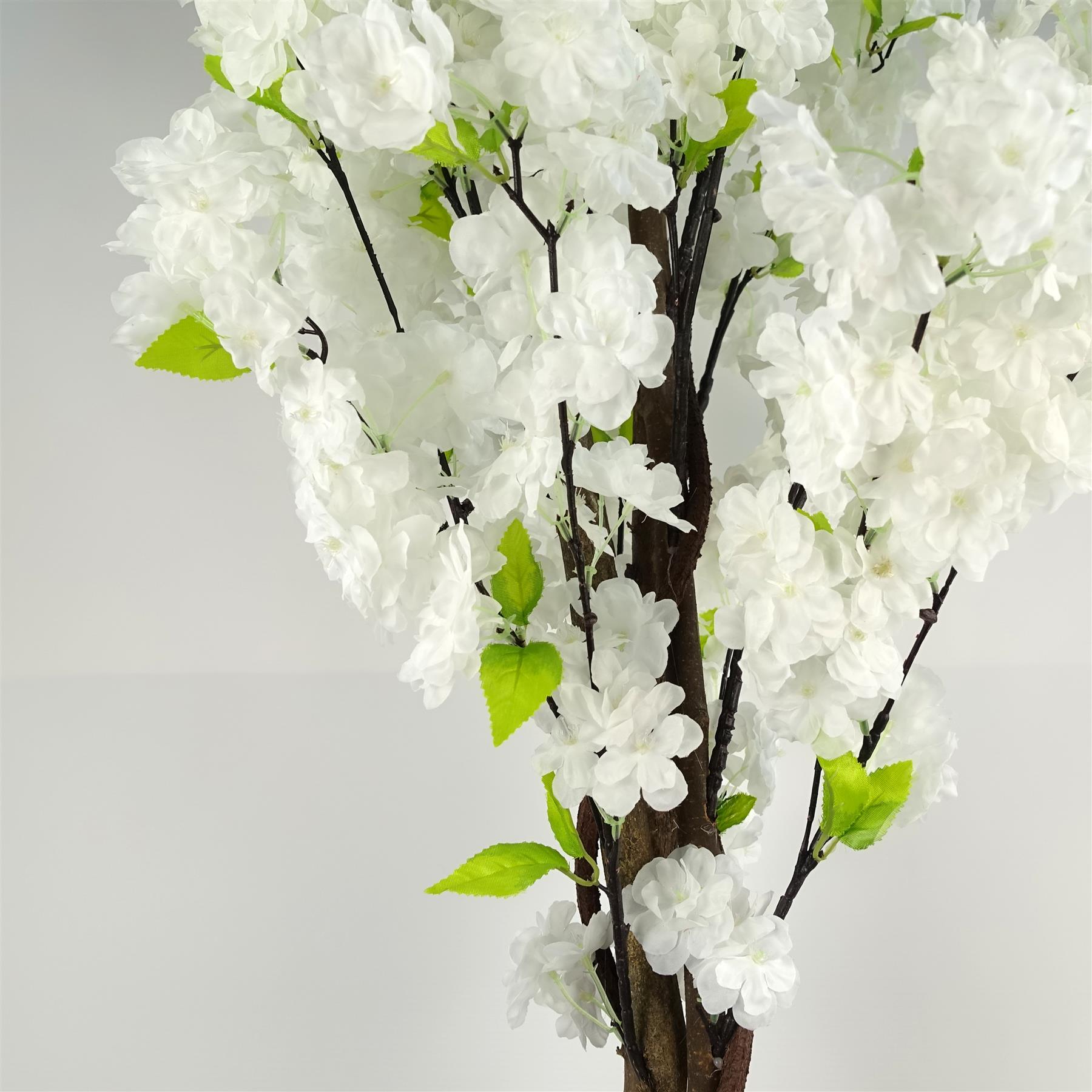 Leaf 150cm Artificial Pink Blossom Tree in Plastic Pot