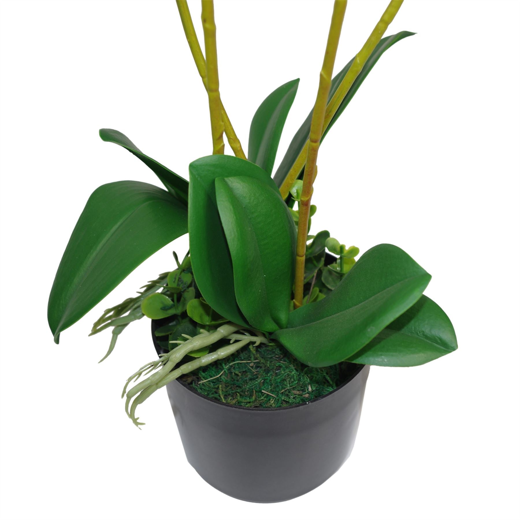 60cm Artificial Pink Phalaenopsis Orchid Plant, Triple Stem, Potted Indoor Decor