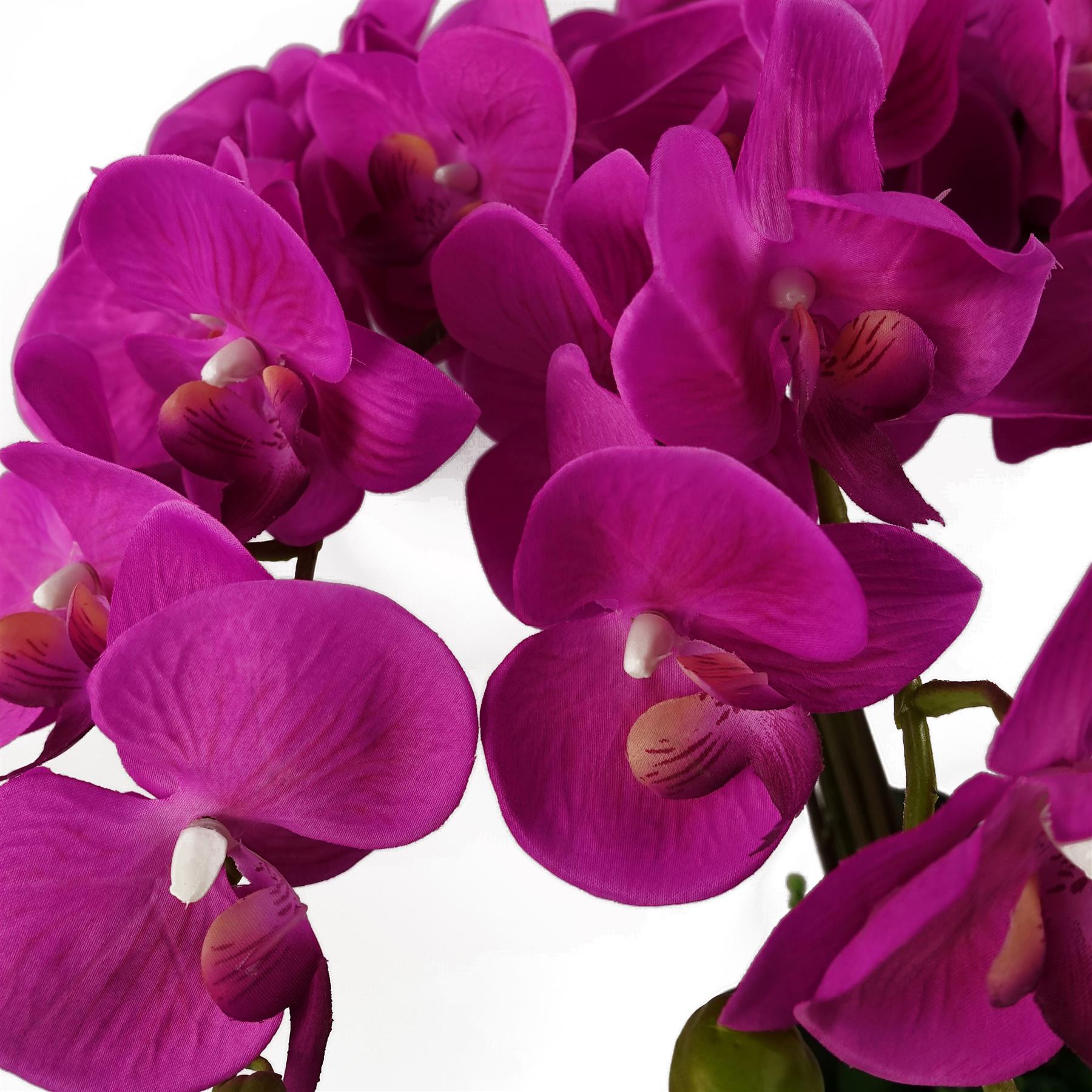 Leaf 85cm Artificial Deluxe XL Orchid Dark Pink